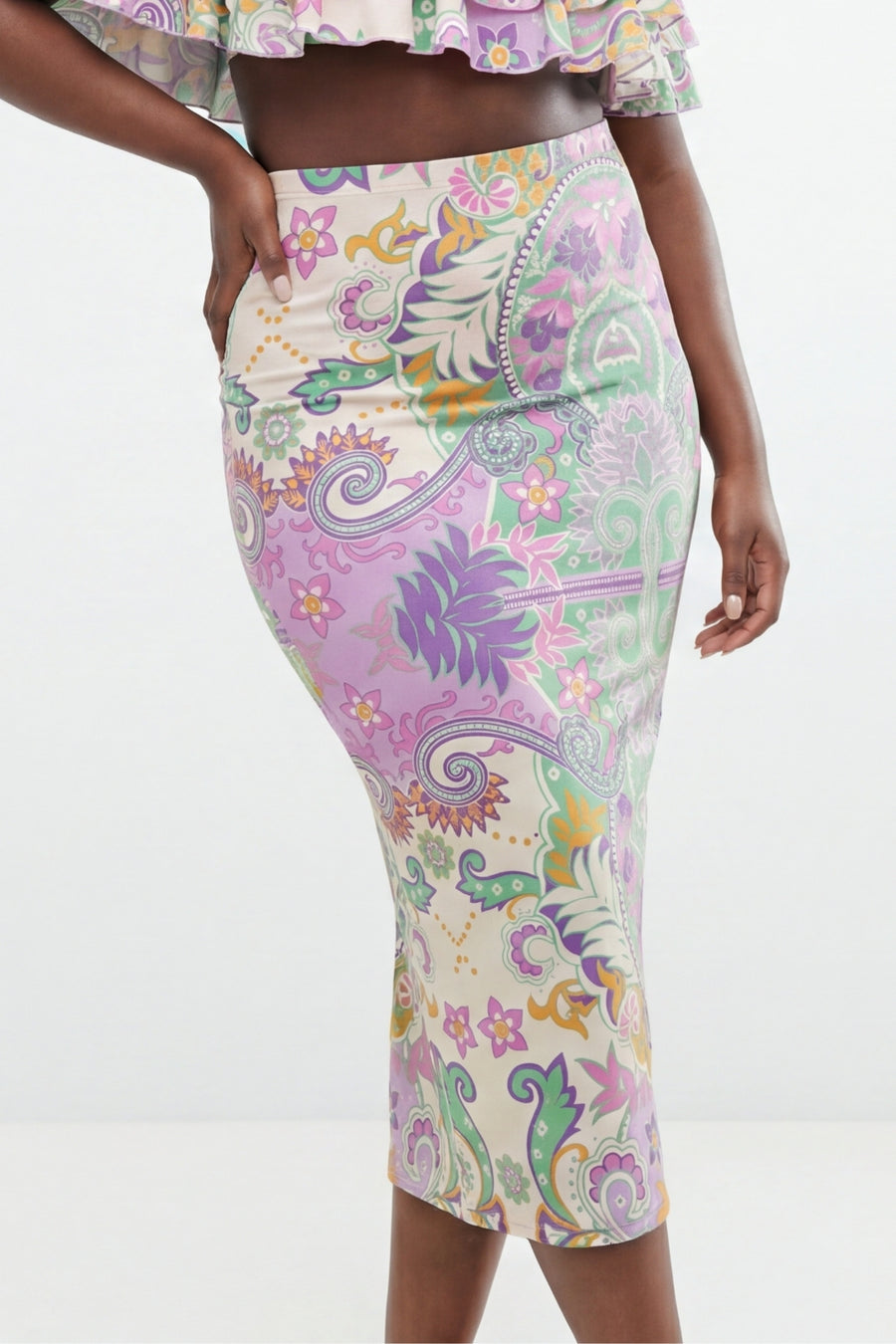 Selena Maxi Skirt - Opal