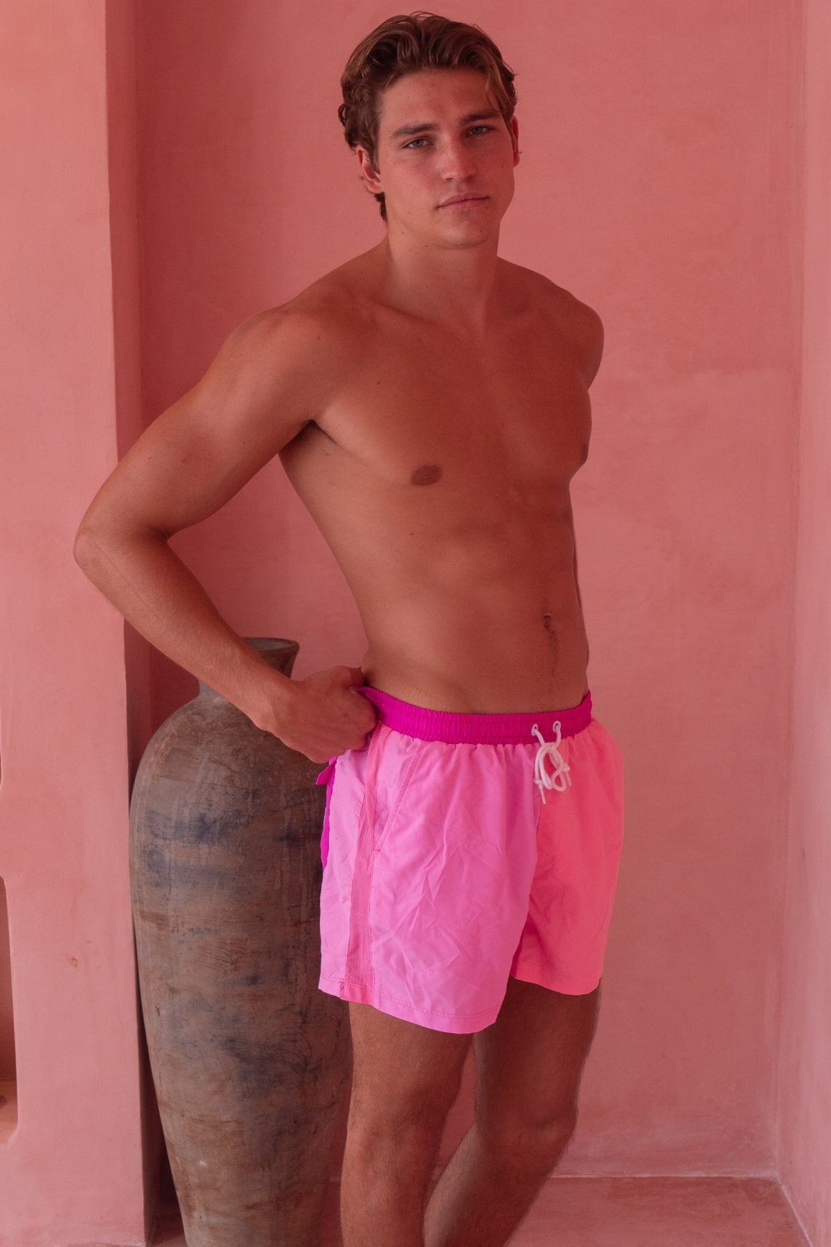 Hank Board Shorts 02 - Paradise Pink