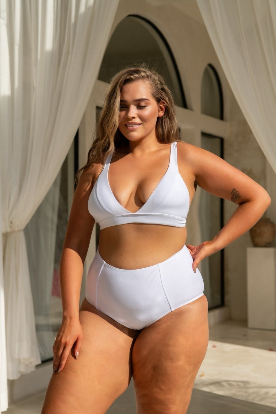 Penelope Bikini Bottom - Fresh White