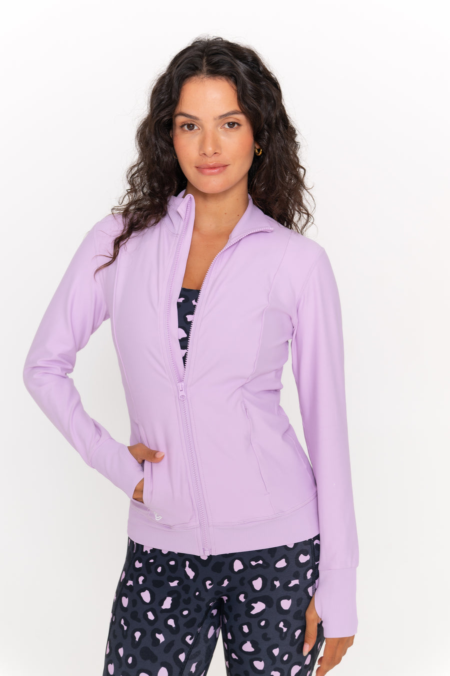 Quinn Active Zip  - Mellow Orchard