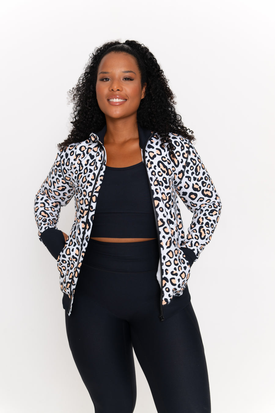 Quinn Active Zip - Safari Leopard