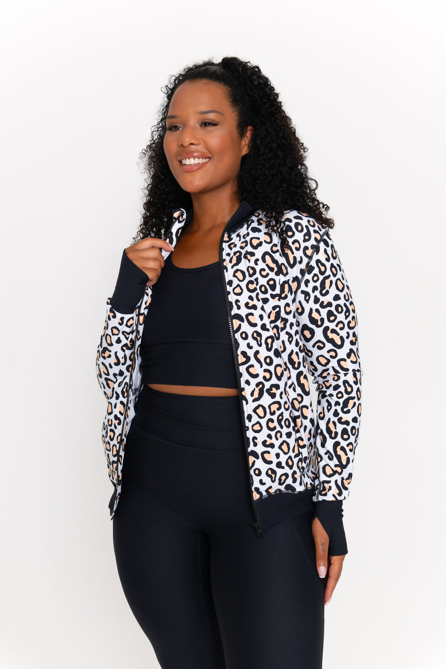Quinn Active Zip - Safari Leopard