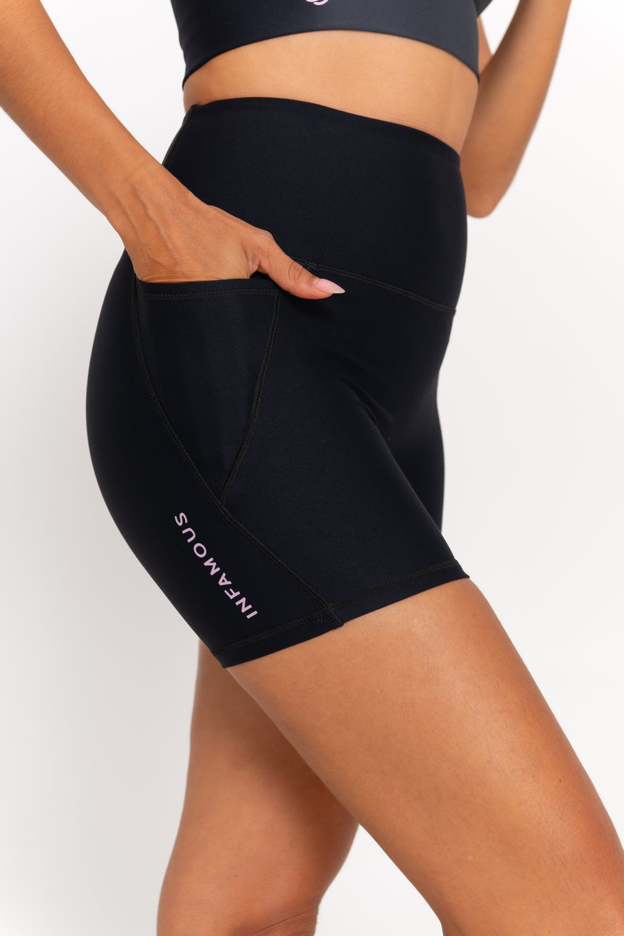 Sally Bike Shorts - Black Fashion