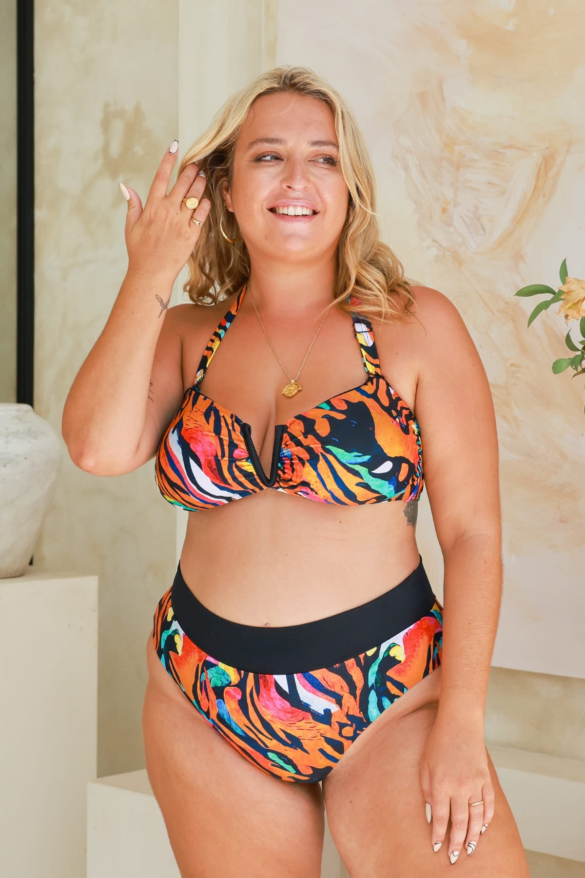 Scarlett Bandeau Top Final Sale - Jungle Spice