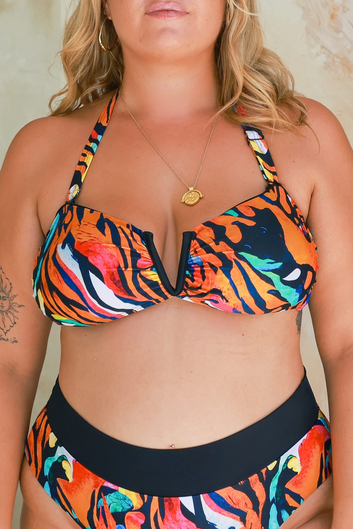 Scarlett Bandeau Top Final Sale - Jungle Spice