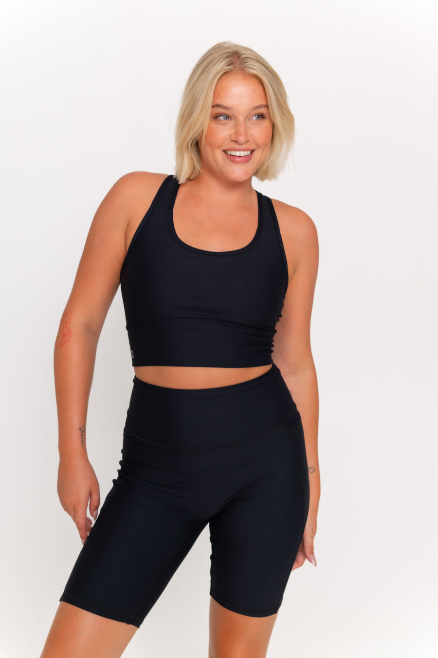 Simone Bike Shorts - Black