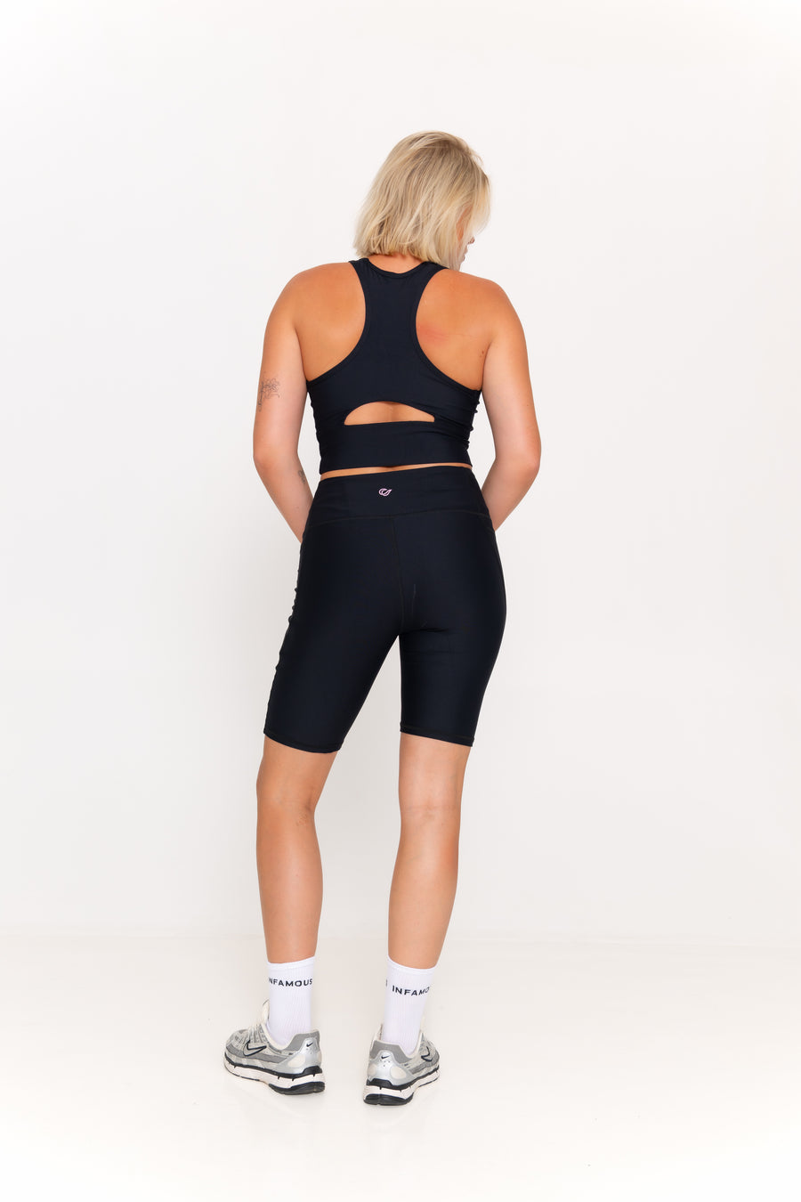 Simone Bike Shorts - Black Fashion
