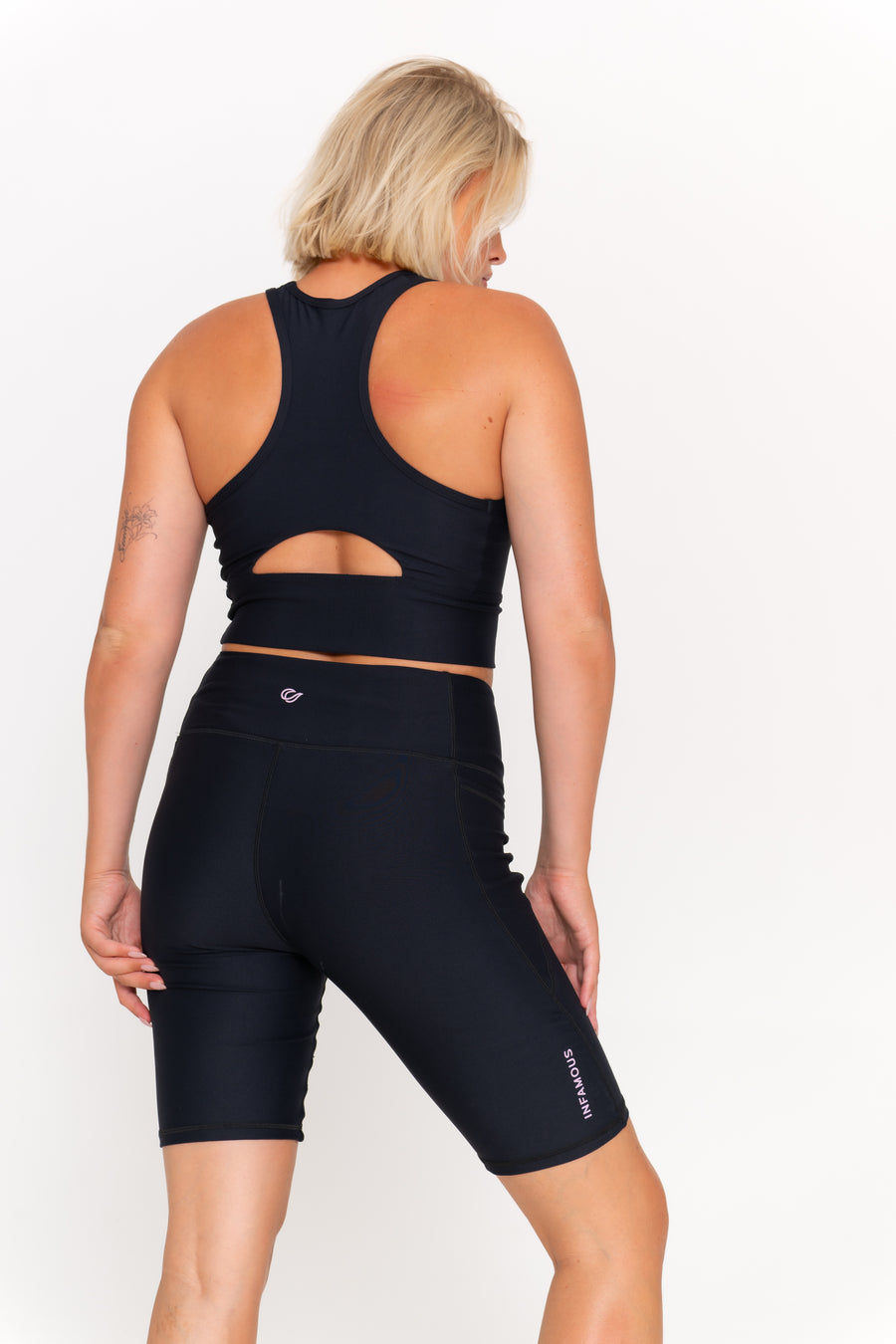 Simone Bike Shorts - Black Fashion
