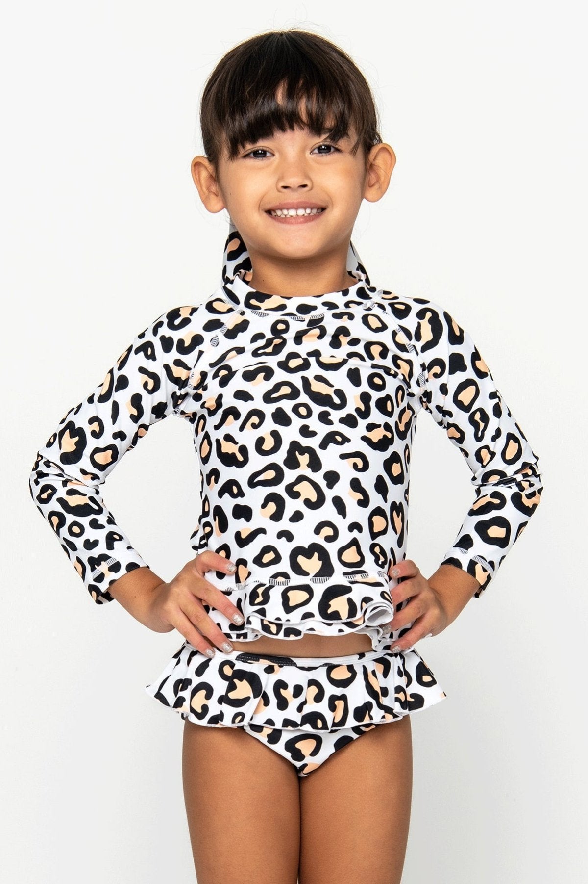 Infamous Swim Mini Annie in Safari Leopard