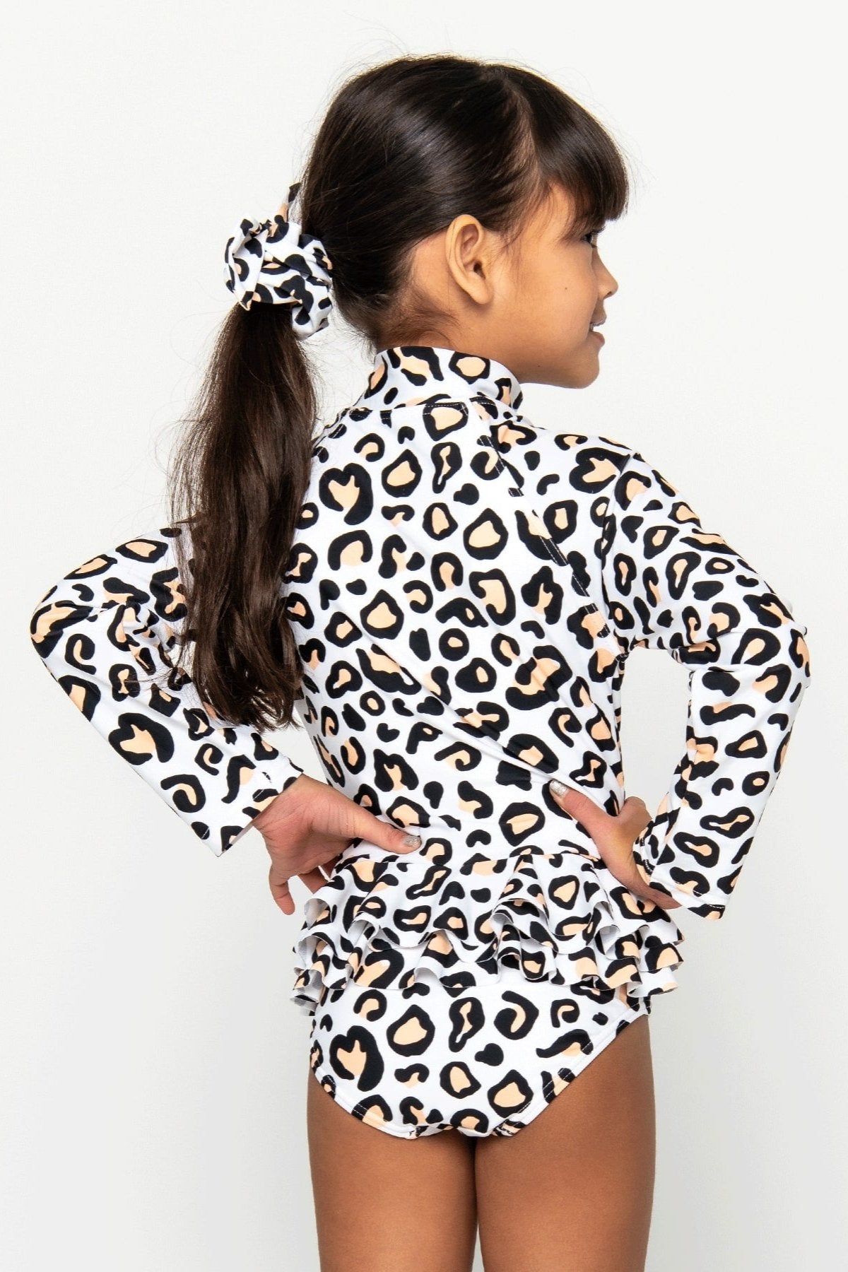 Infamous Swim Mini Annie in Safari Leopard