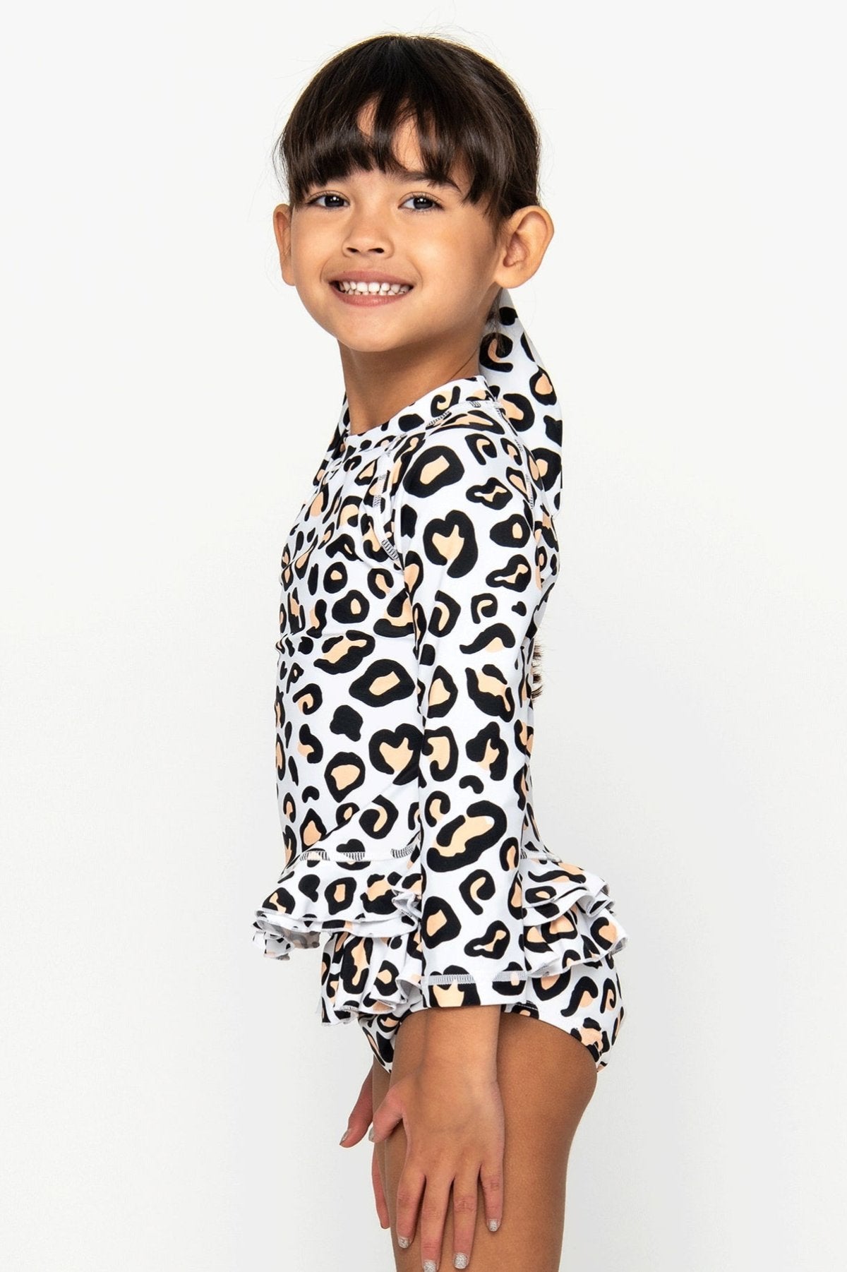 Infamous Swim Mini Annie in Safari Leopard