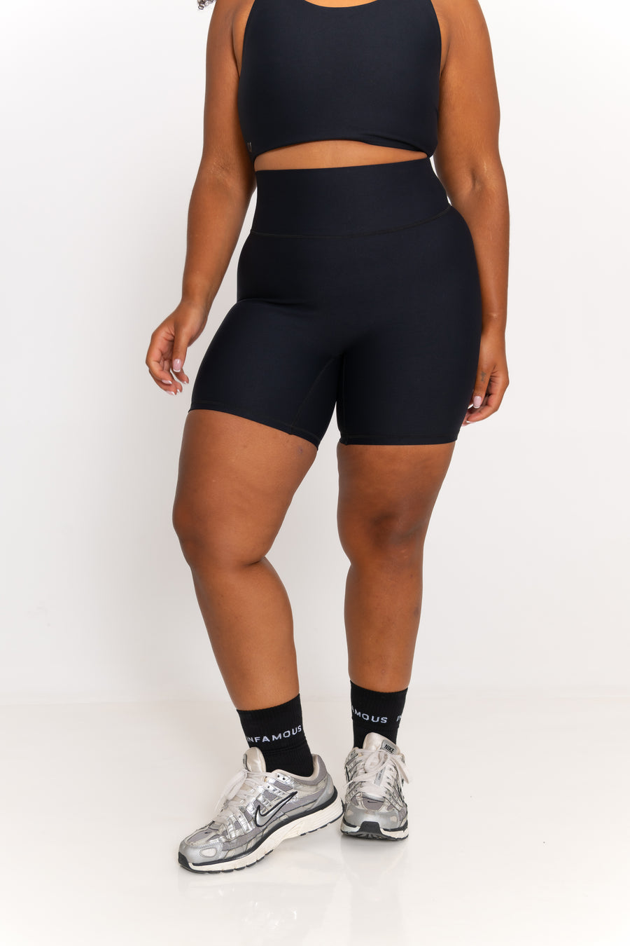 Valentina Bike Shorts - Black