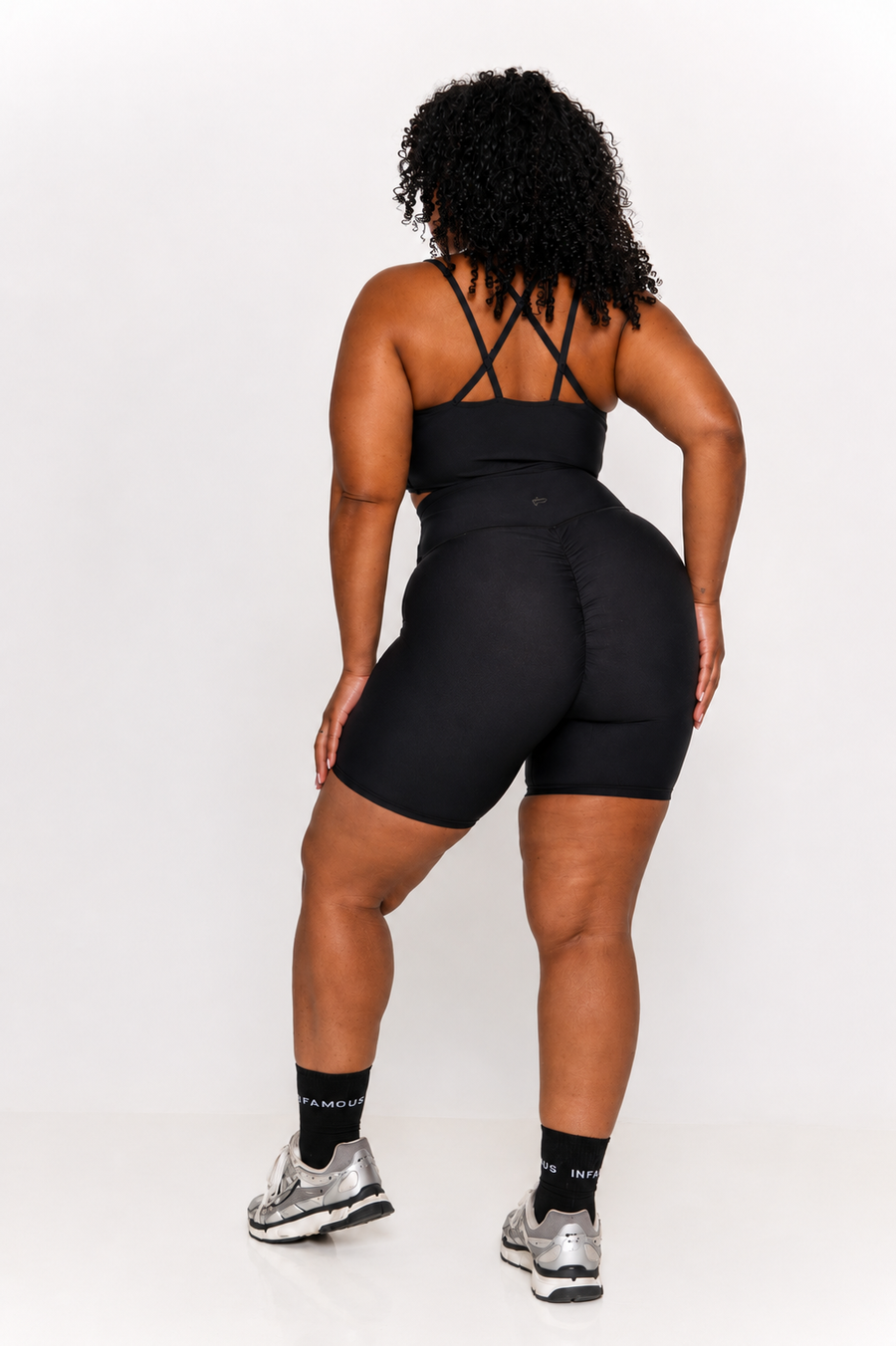 Valentina Bike Shorts - Black