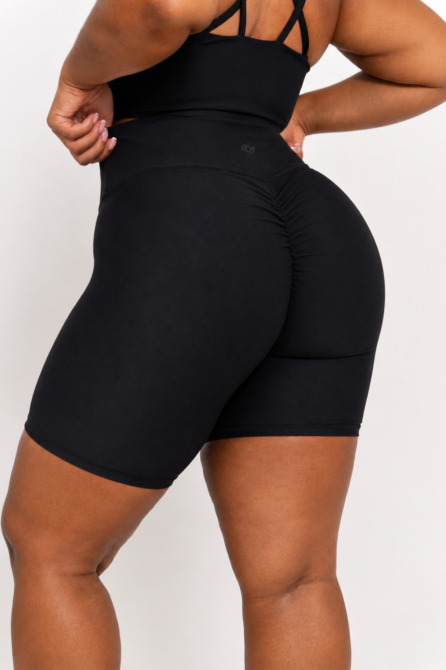 Valentina Bike Shorts - Black