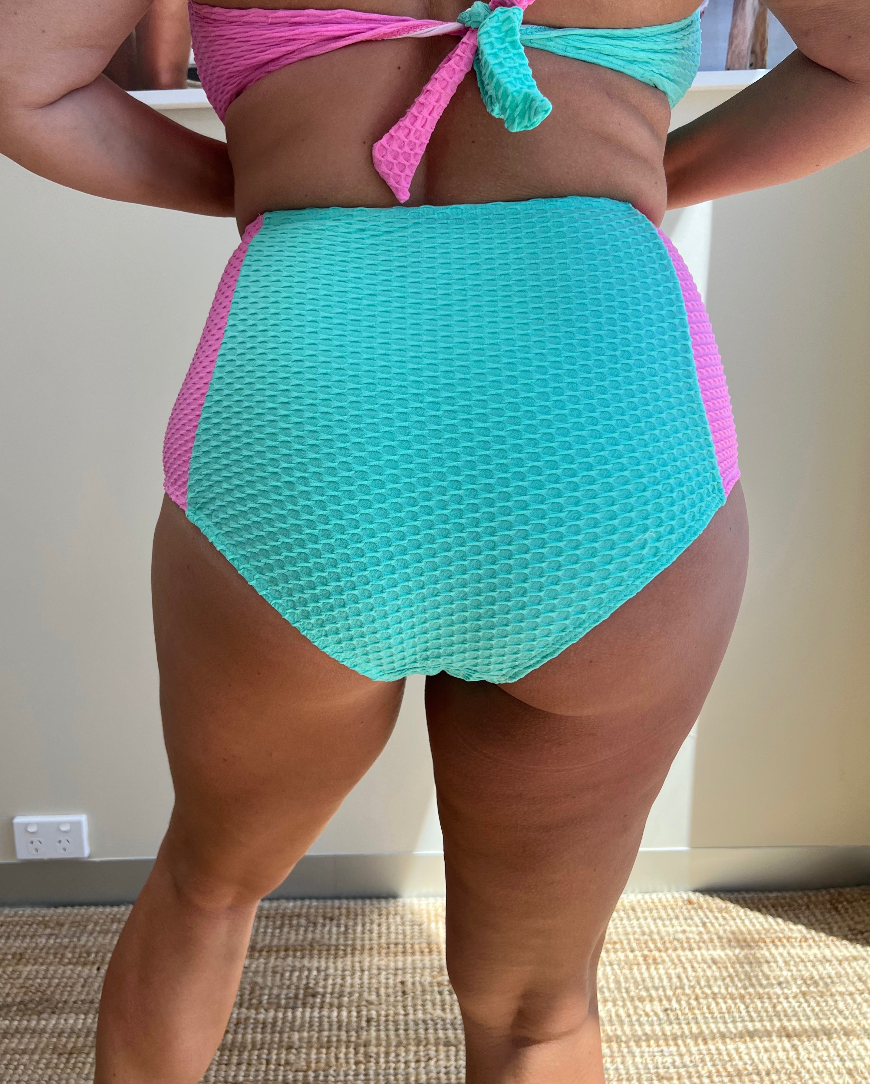 Penelope Bikini Bottom - Iced Aqua