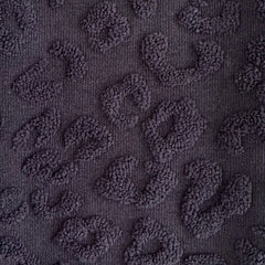 Textured Leopard Charcoal