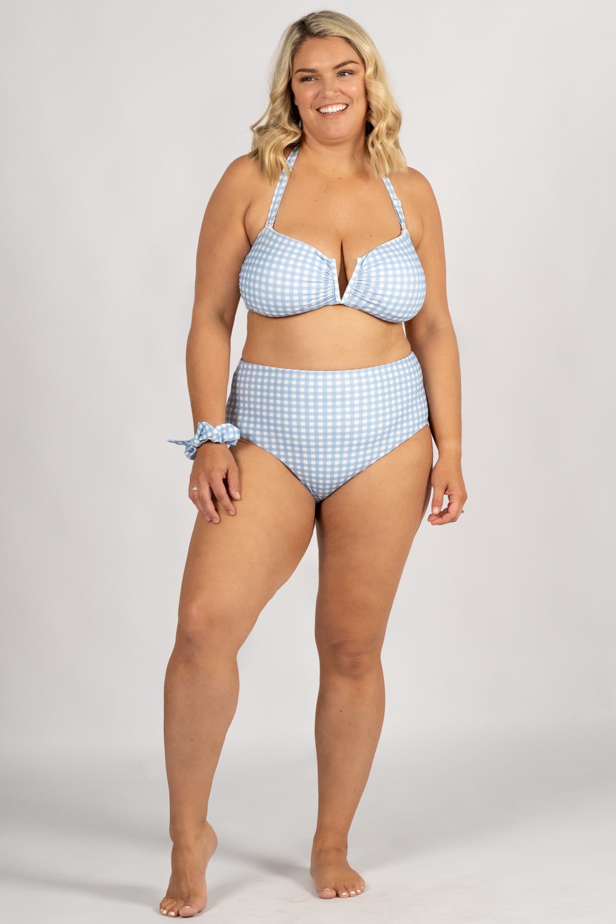 Scarlett Bandeau Top Final Sale - Alice Baby Blue