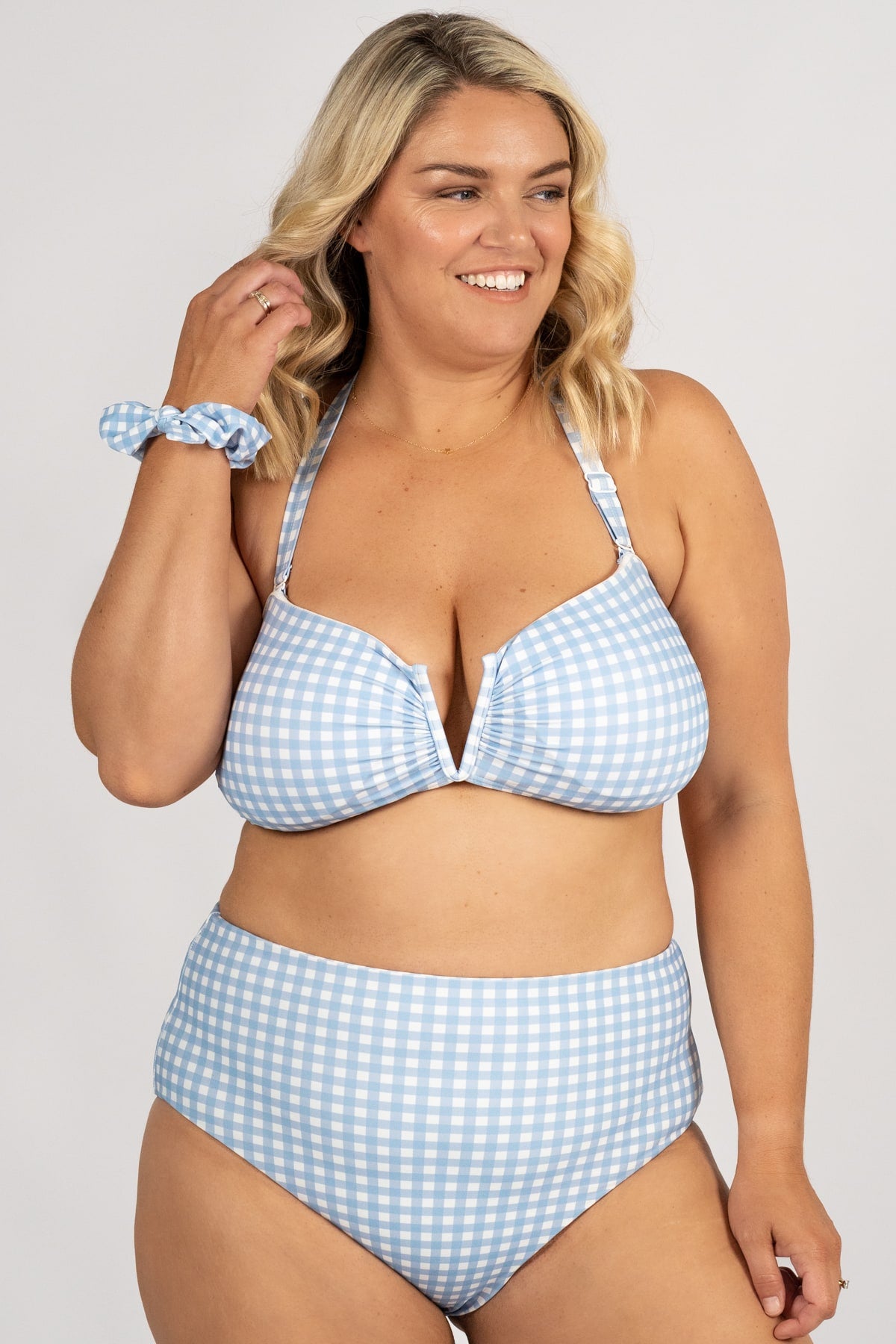 Scarlett Bandeau Top Final Sale - Alice Baby Blue