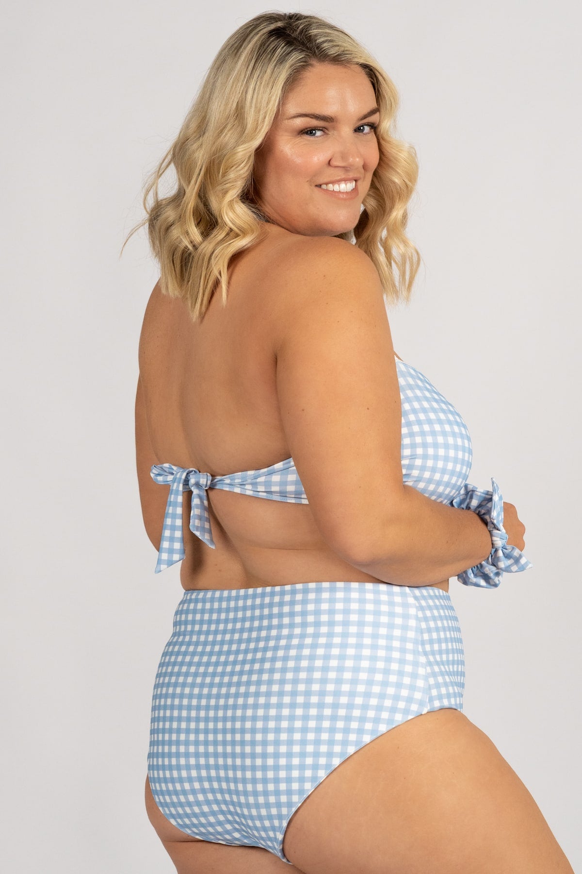 Scarlett Bandeau Top Final Sale - Alice Baby Blue