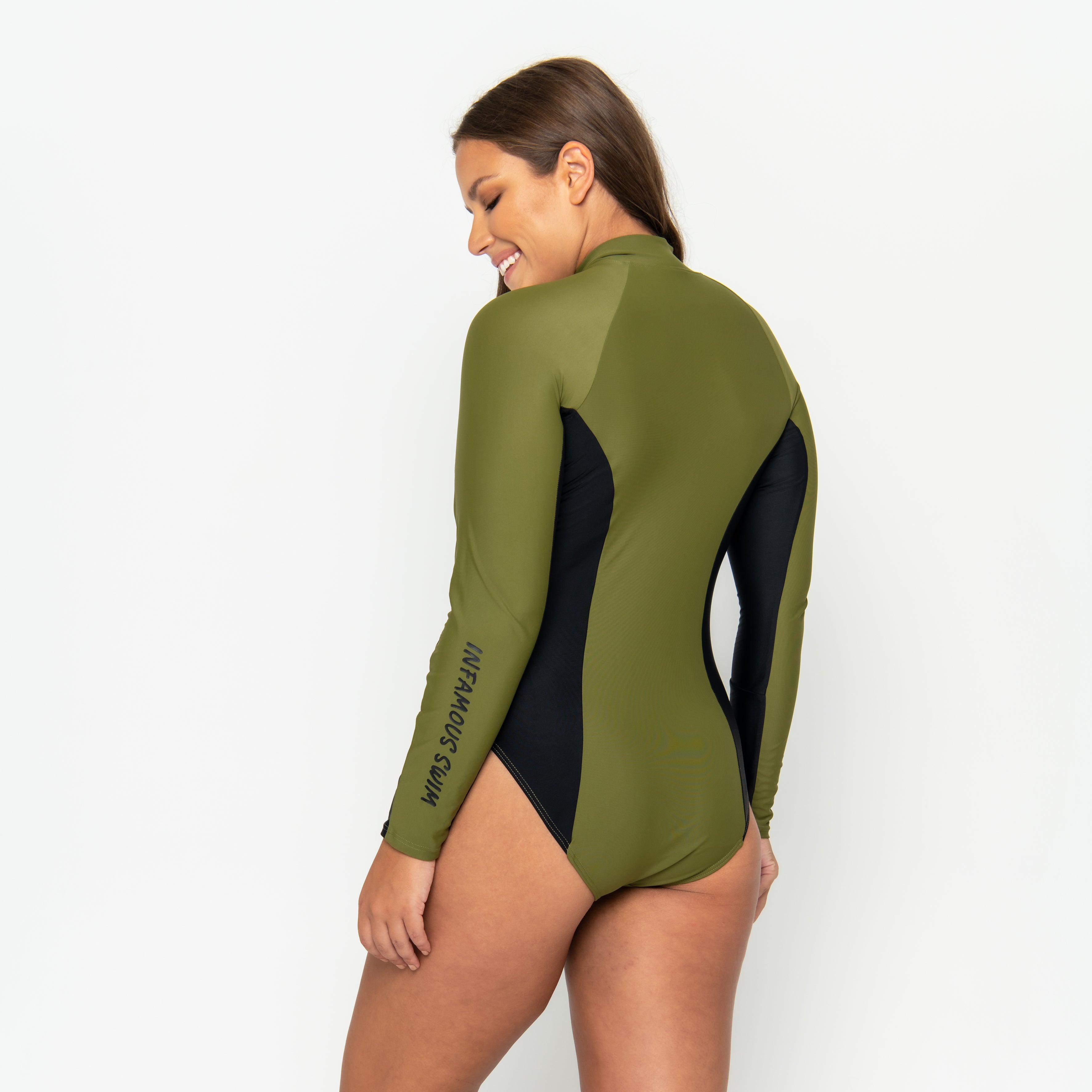 Blake Surfsuit Final Sale - Olive Martini