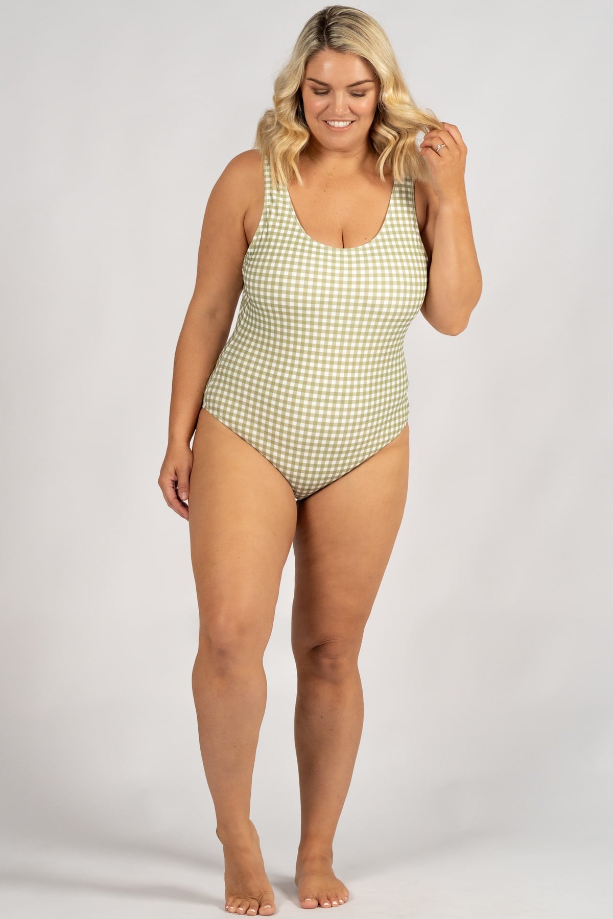 Candice One Piece Final Sale - Alice Green Grass