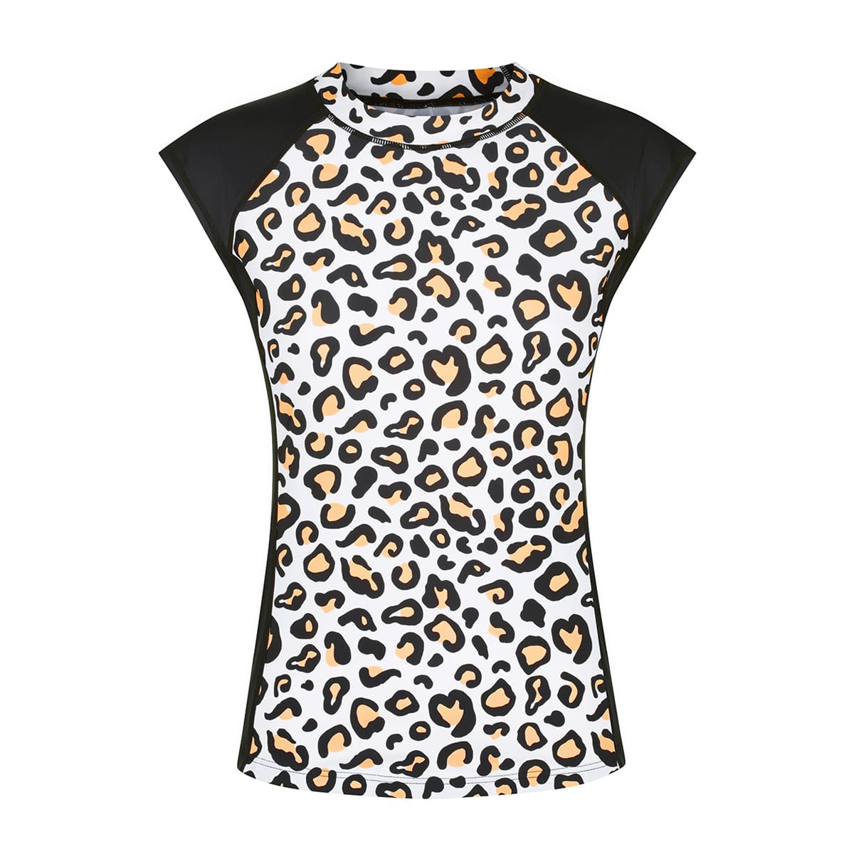 Zoe Rashie Top Final Sale - Safari Leopard