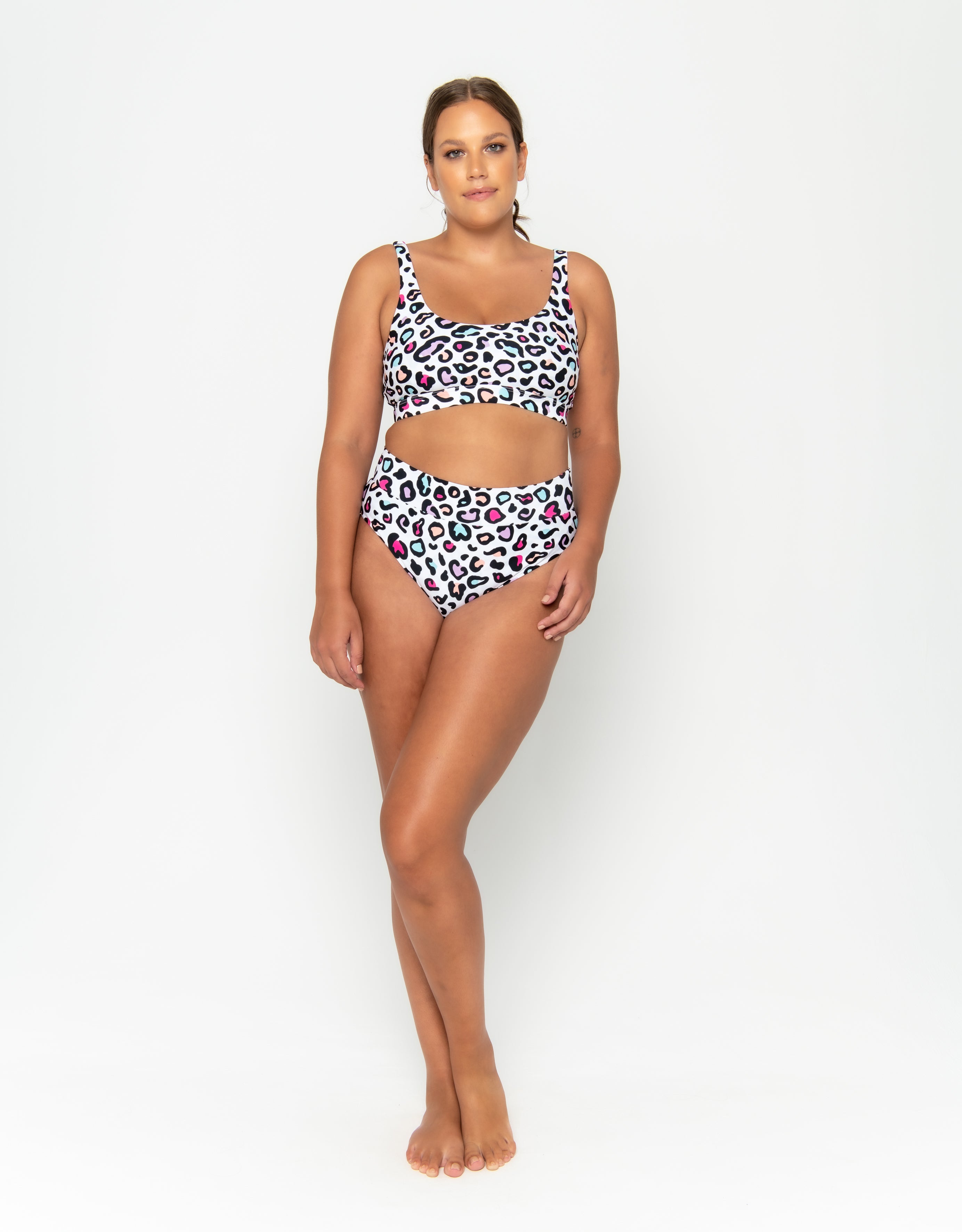 Gia Bikini Top FIinal Sale - Candy Leopard