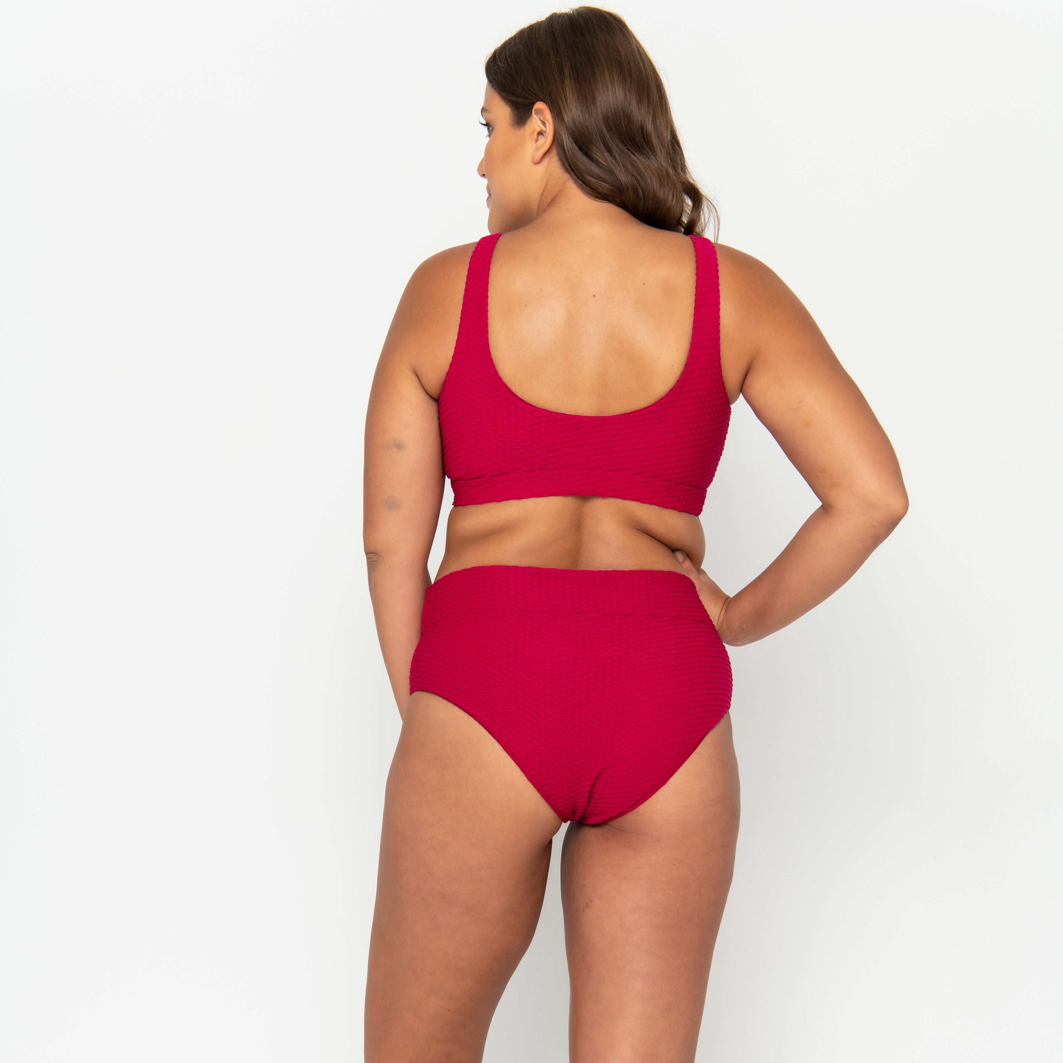 Gia Bikini Top Final Sale - Ruby Waffle