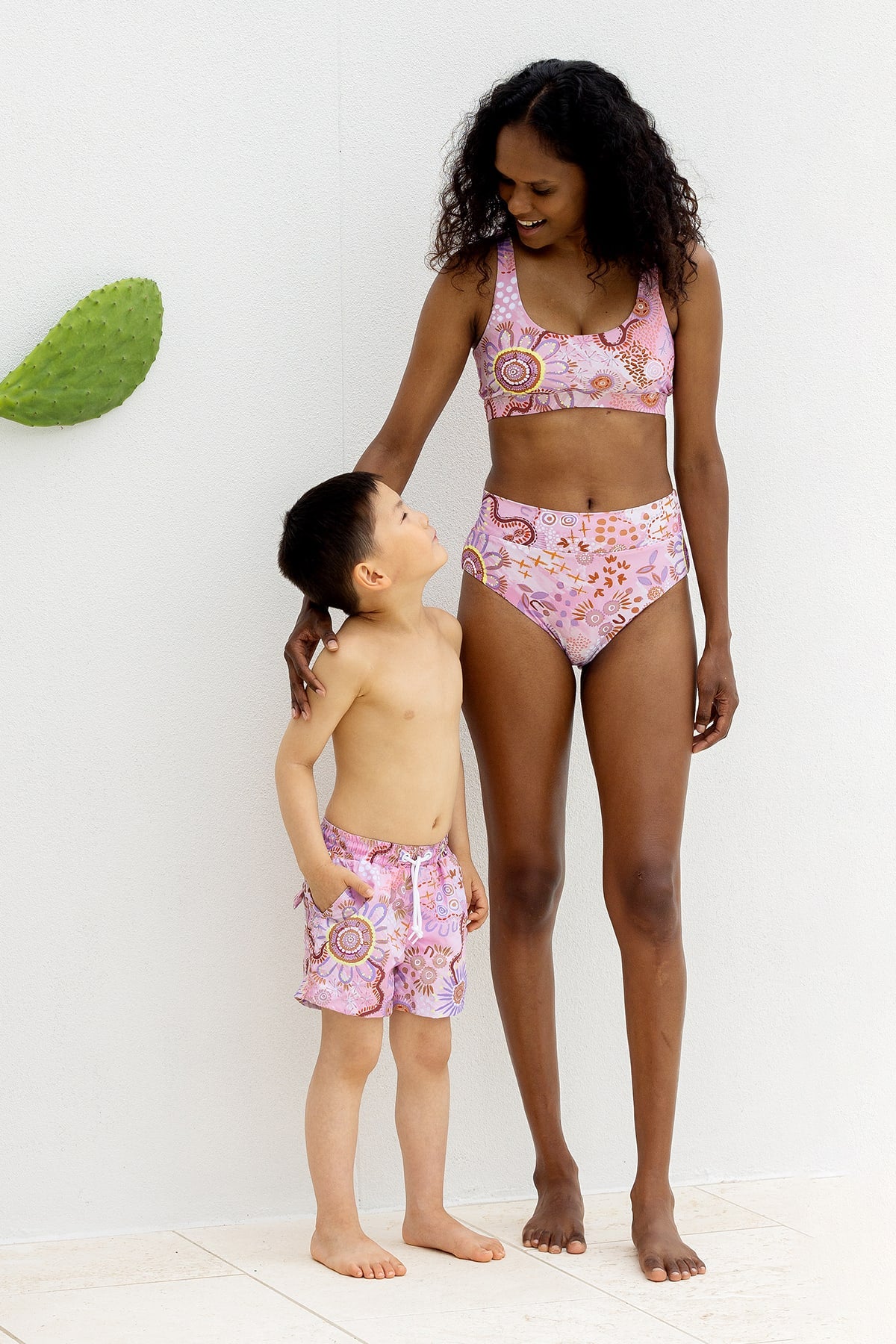 Ginger Bikini Bottom Final Sale - Wadjin Pink