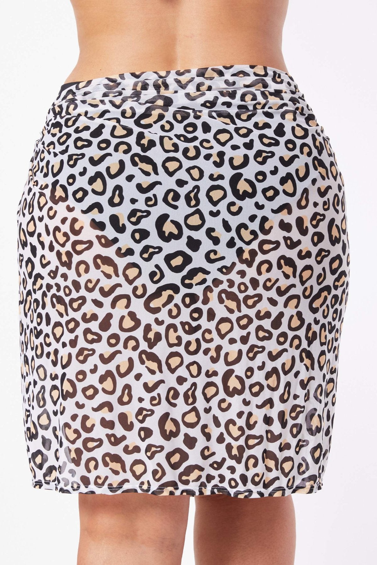 Infamous Swim Sara Sarong in Safari Leopard