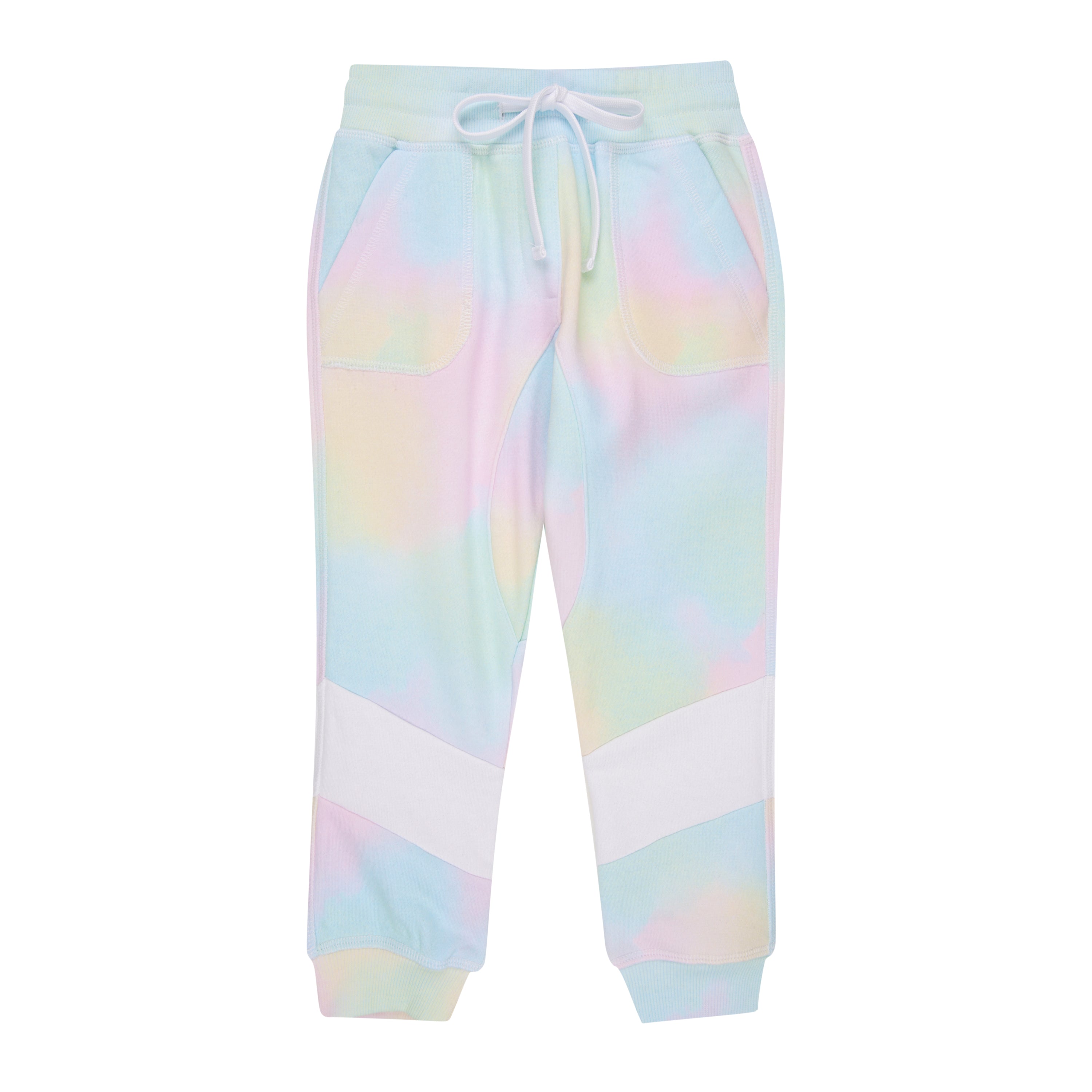 Mini Track Pant Spliced Final Sale - Fairy Floss