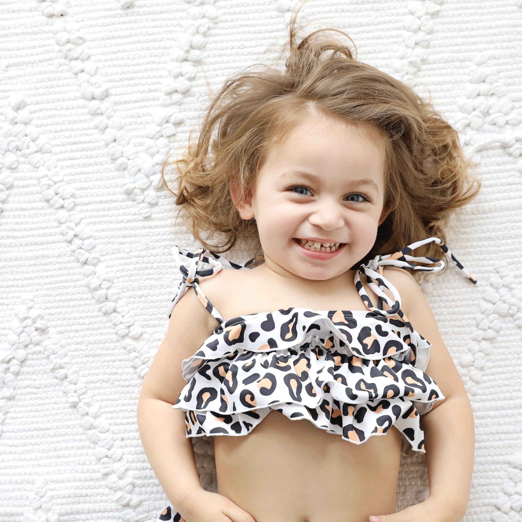 Mini Poppy Bikini Set - Safari Leopard