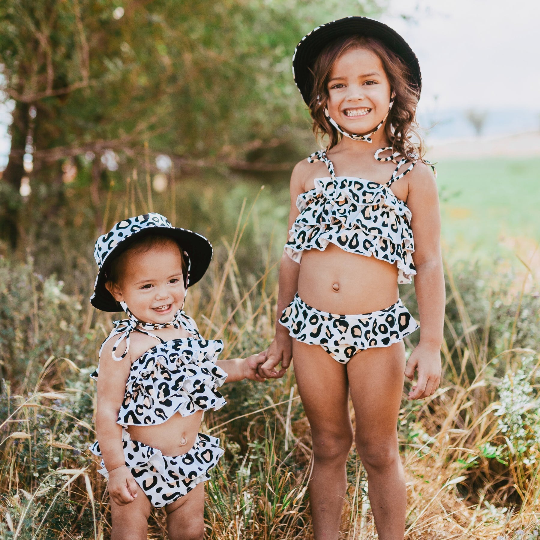 Mini Poppy Bikini Set - Safari Leopard