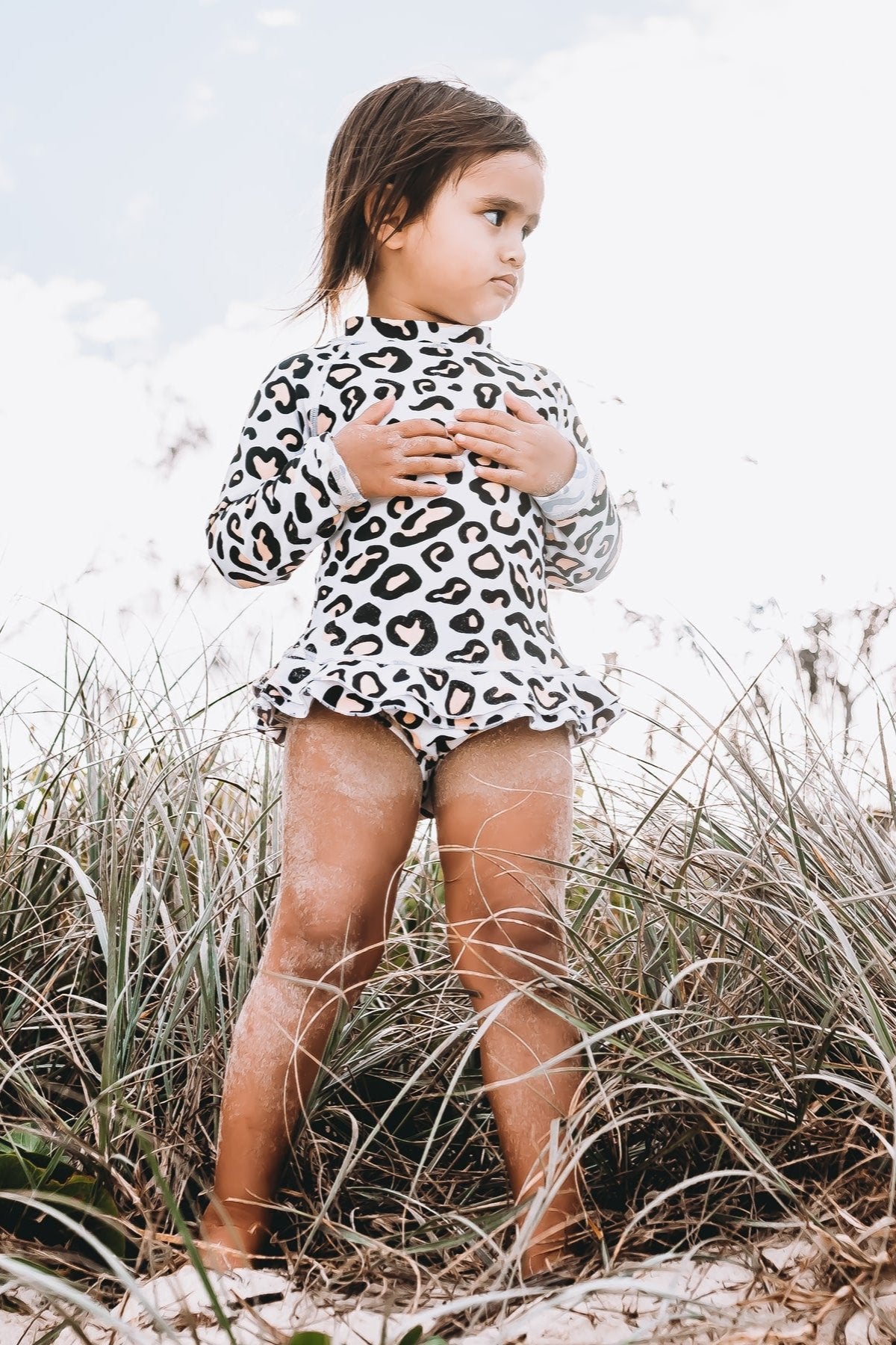 Infamous Swim Mini Annie Rashie in Safari Leopard