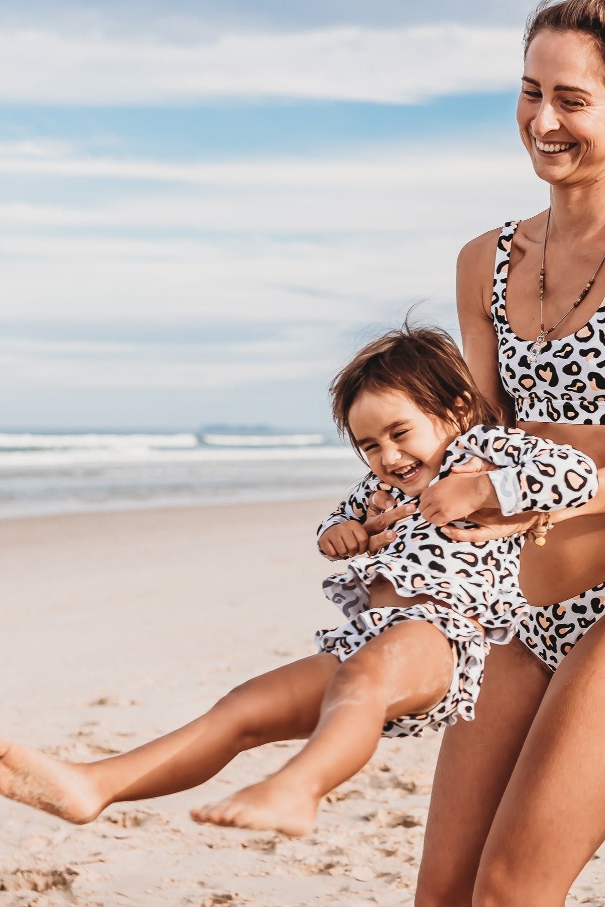 Infamous Swim Mini Annie Rashie in Safari Leopard