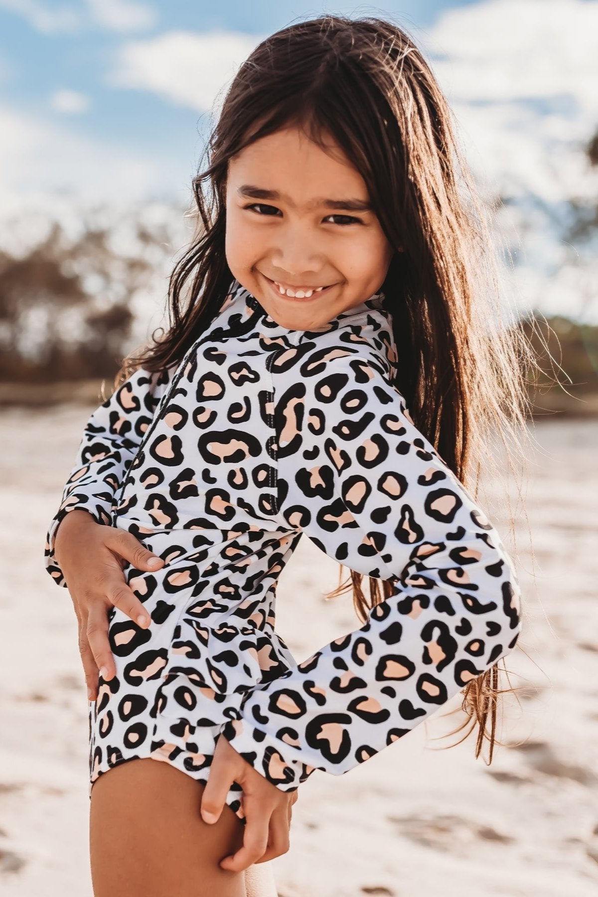 Infamous Swim Mini Blake in Safari Leopard