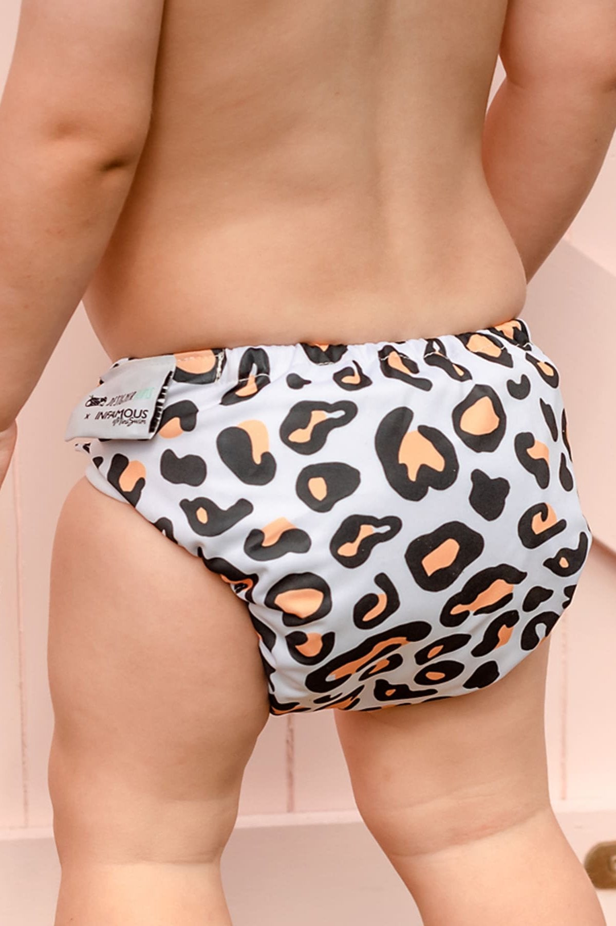 Infamous Swim Cloth Nappy in Safari Leopard