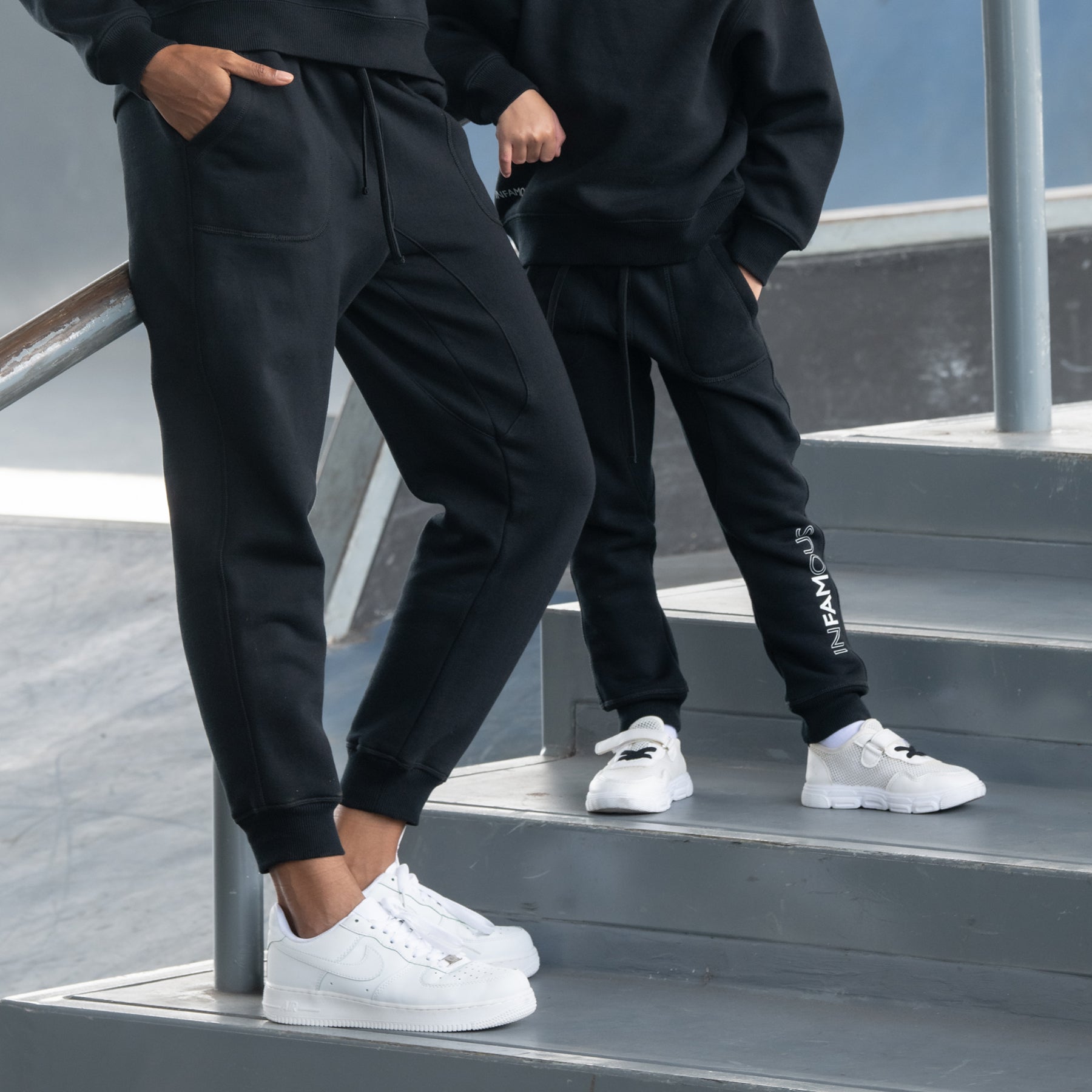 Mini Track Pant Logo Final Sale - Black