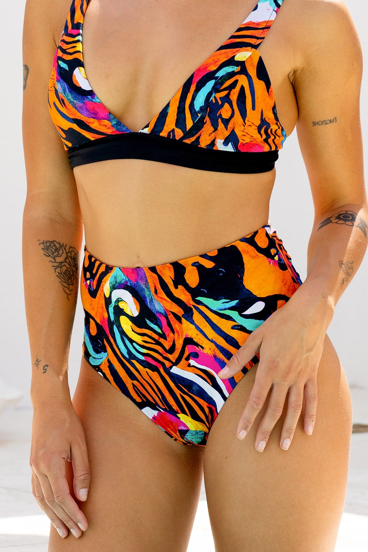 Sadie Bikini Bottom Final Sale - Jungle Spice