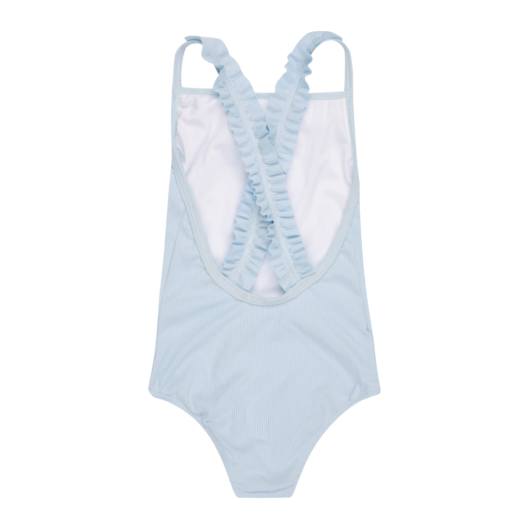 Mini Candice One Piece Final Sale - Baby Blue Ribbed