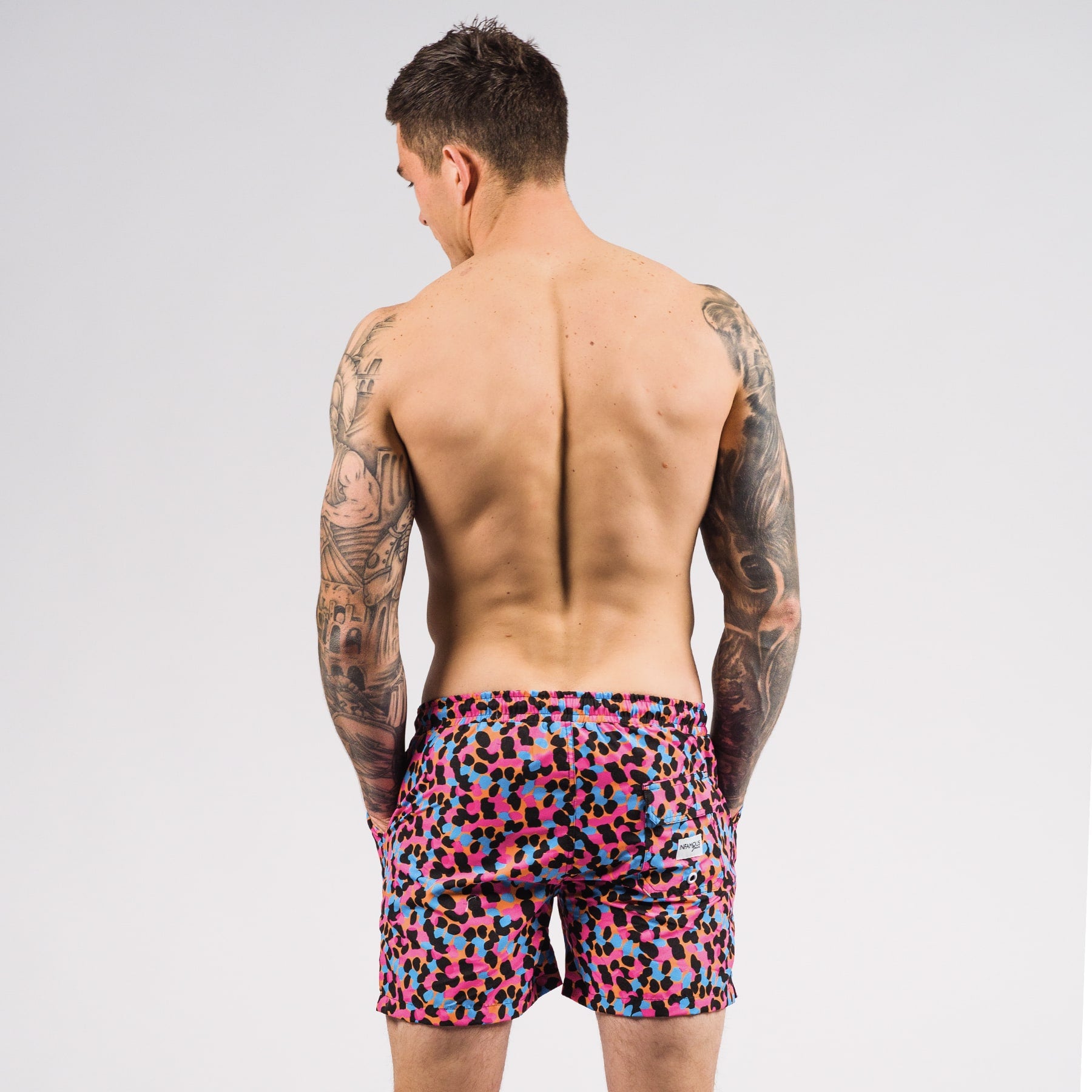 Hank Board Shorts Final Sale - Confetti