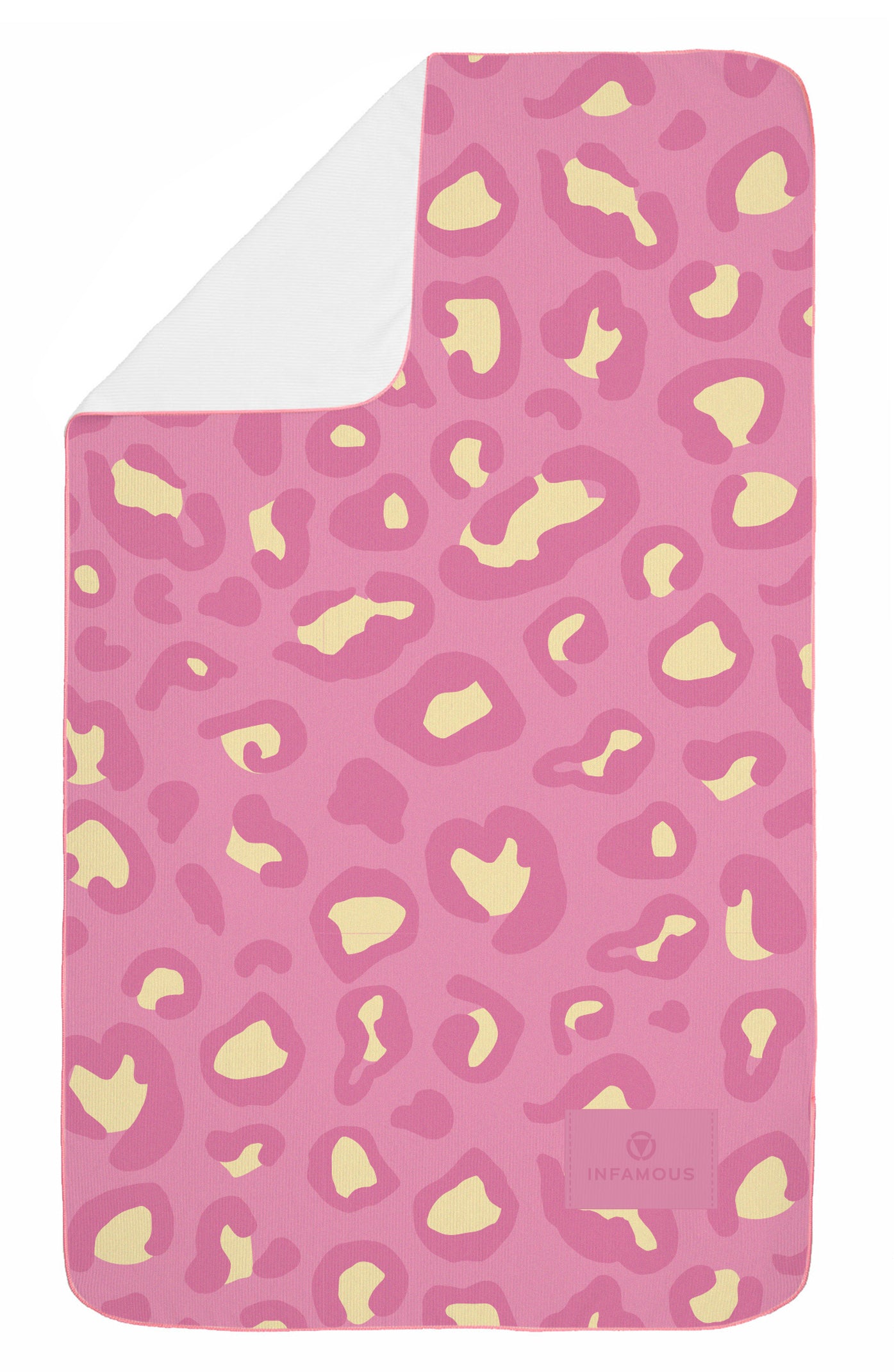 Active Hand Towel Final Sale - Pink Leopard