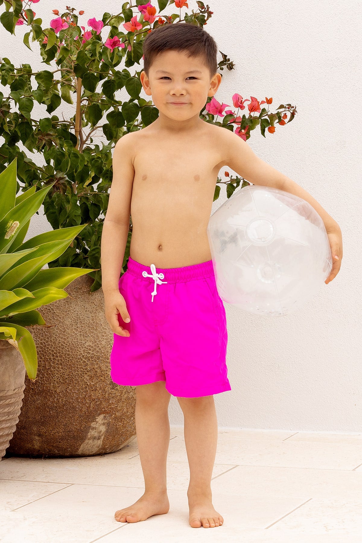 Mini Hank Board Shorts Final Sale - Fluro Magenta