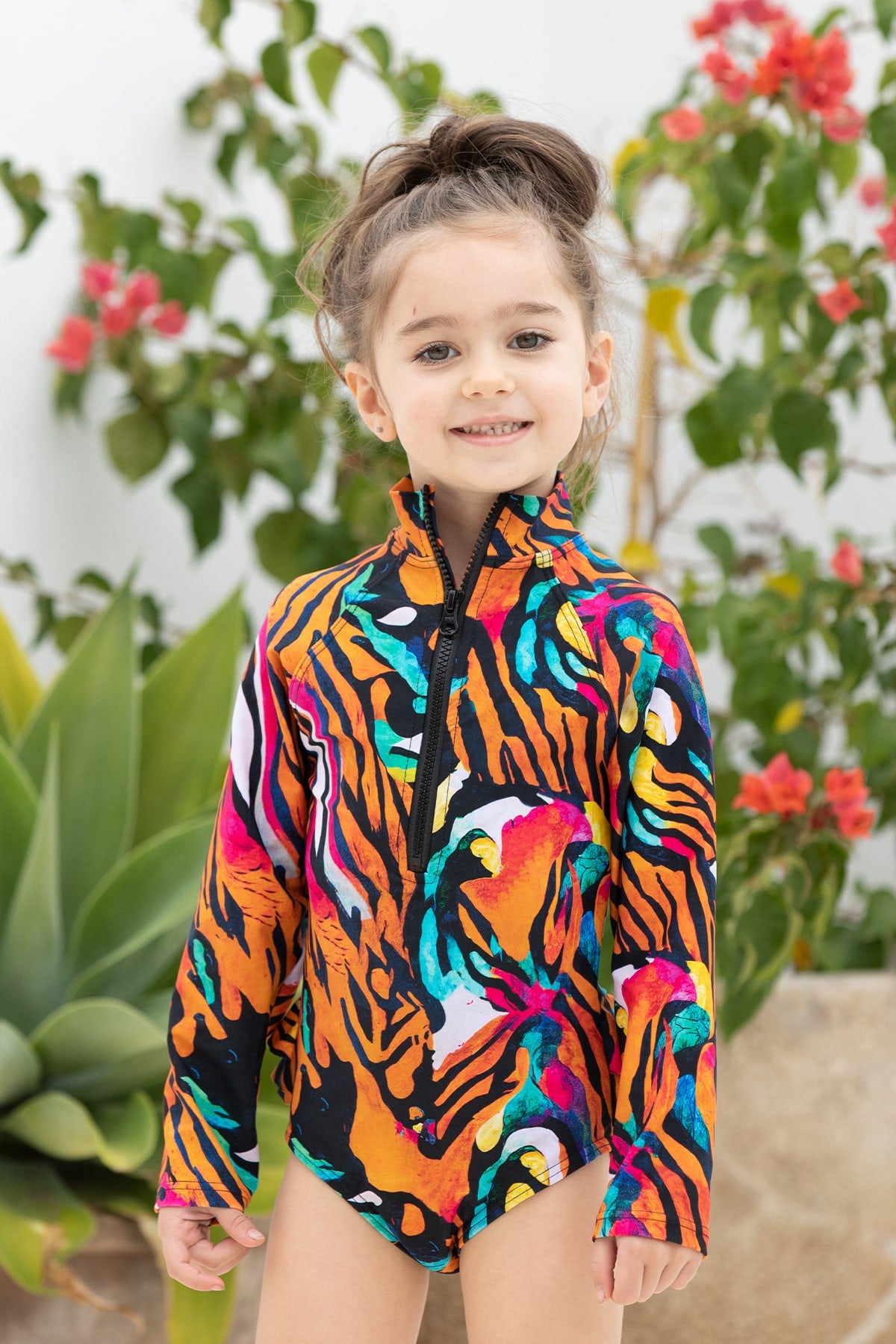 Mini Blake Surfsuit Final Sale -  Jungle Spice