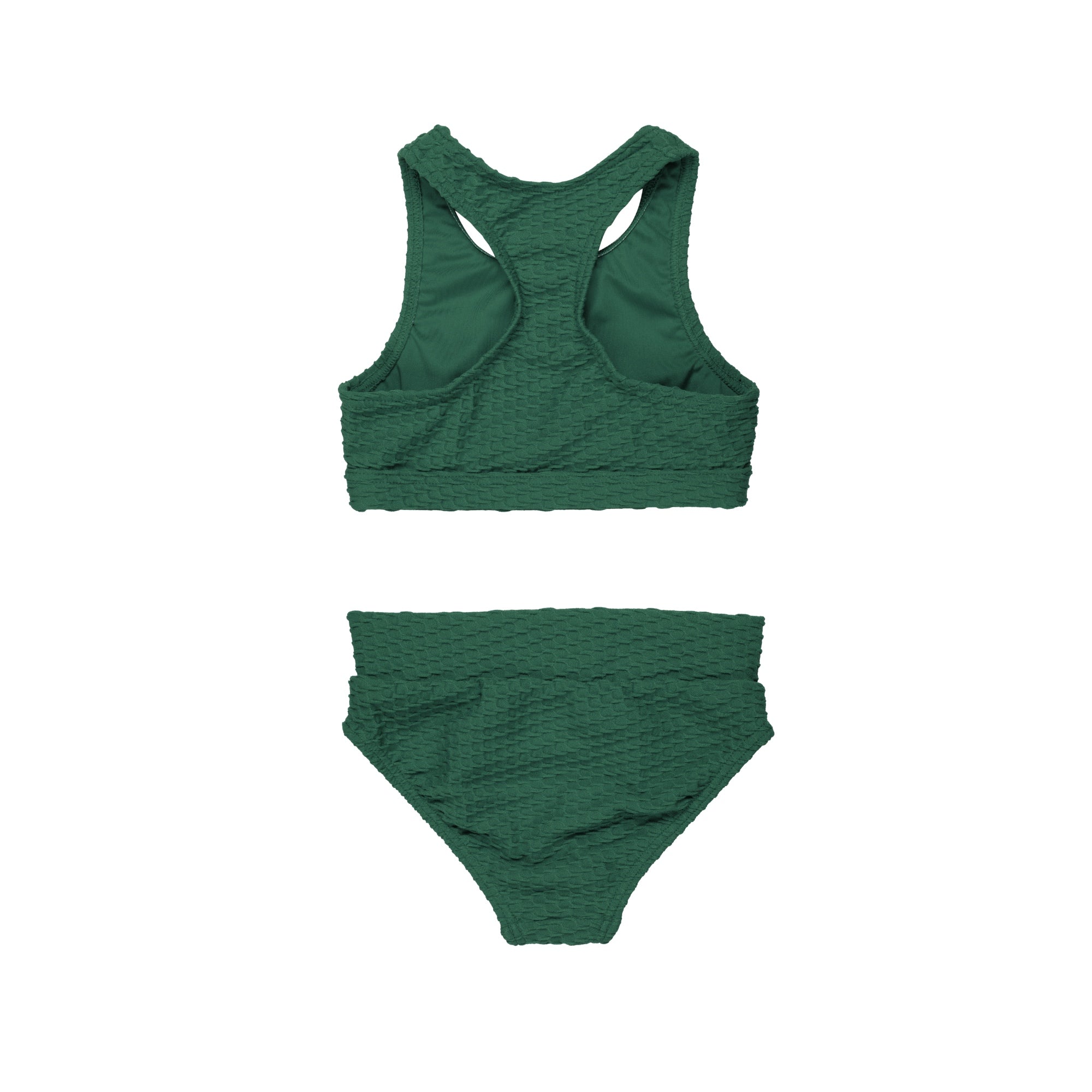 Mini Gia Bikini Set Final Sale - Emerald Waffle