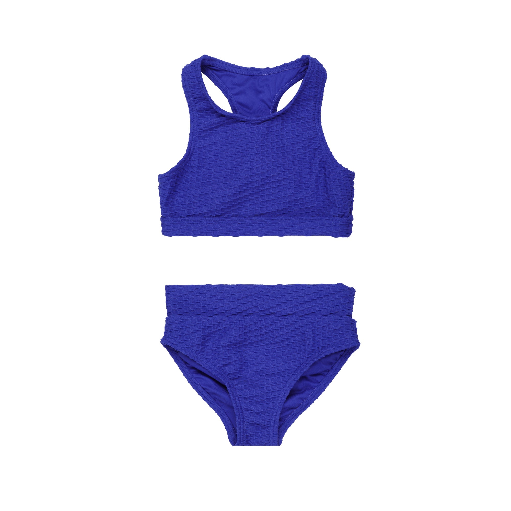 Mini Gia Bikini Set Final Sale - Sapphire Waffle