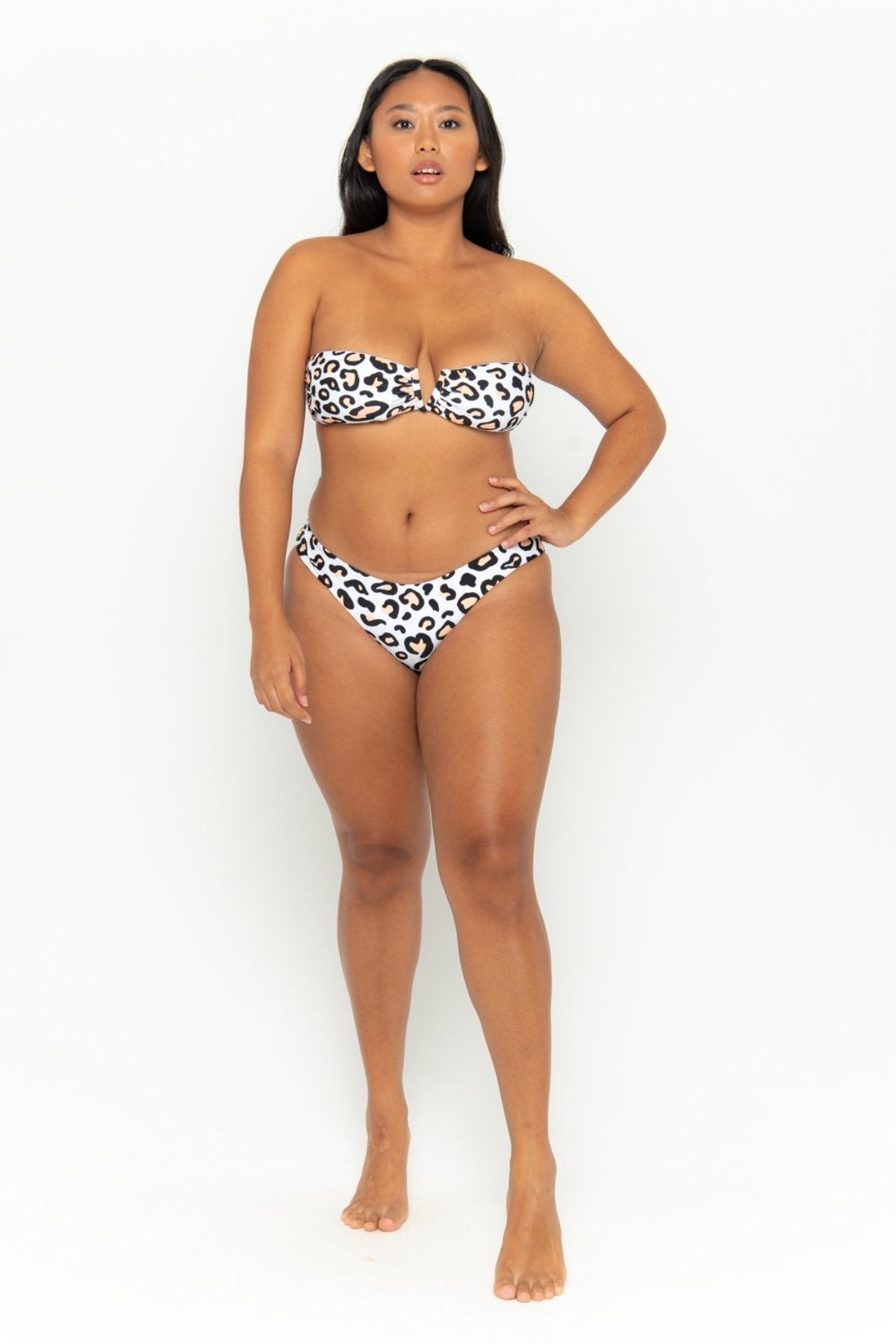 Infamous Swim Radar Bikini Bottom in Safari Leopard