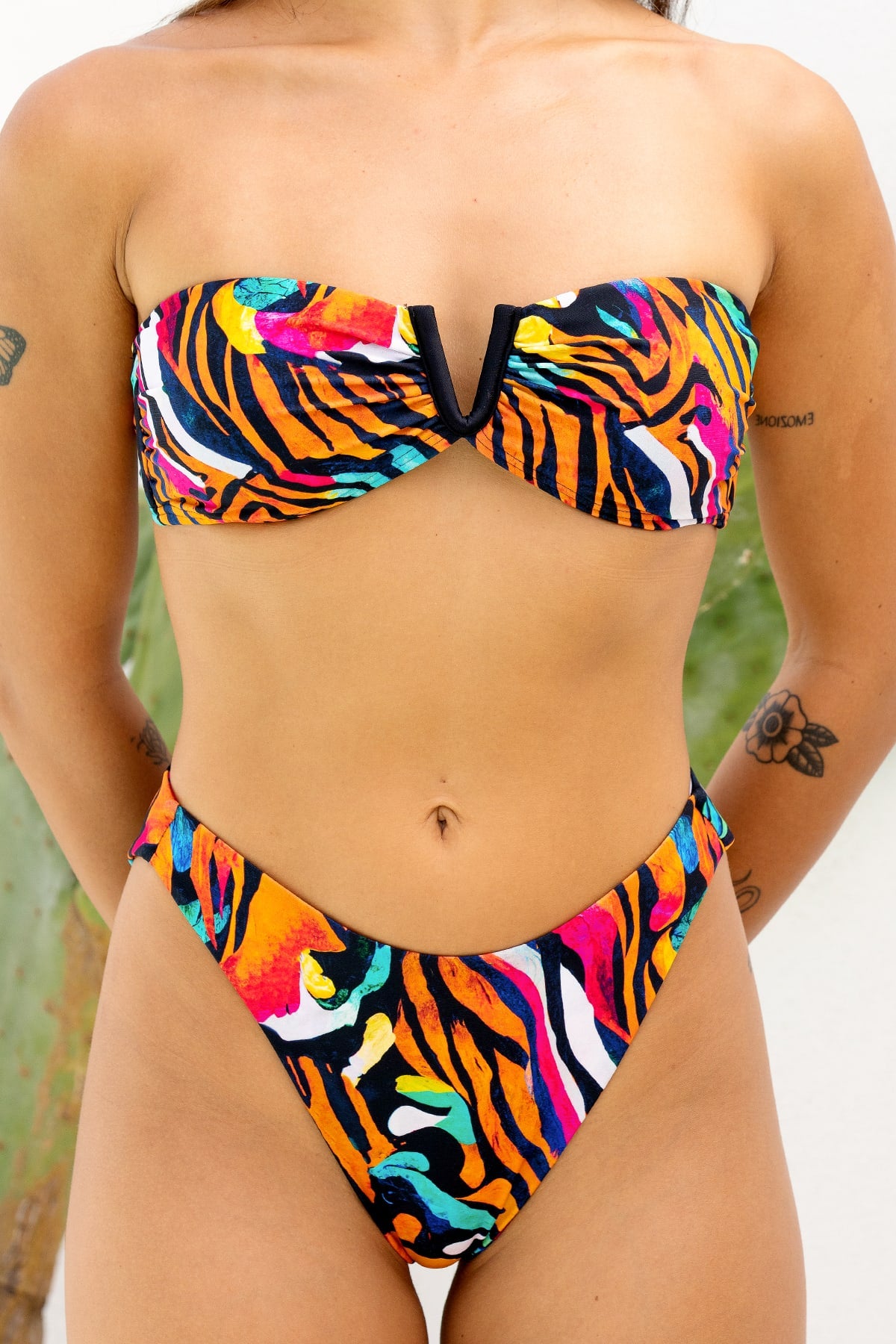 Grace Bikini Bottom Final Sale - Jungle Spice