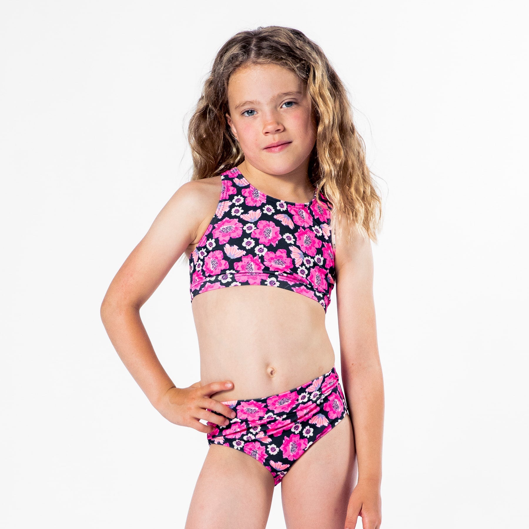 Mini Gia Bikini Set Final Sale - Navy Poppy