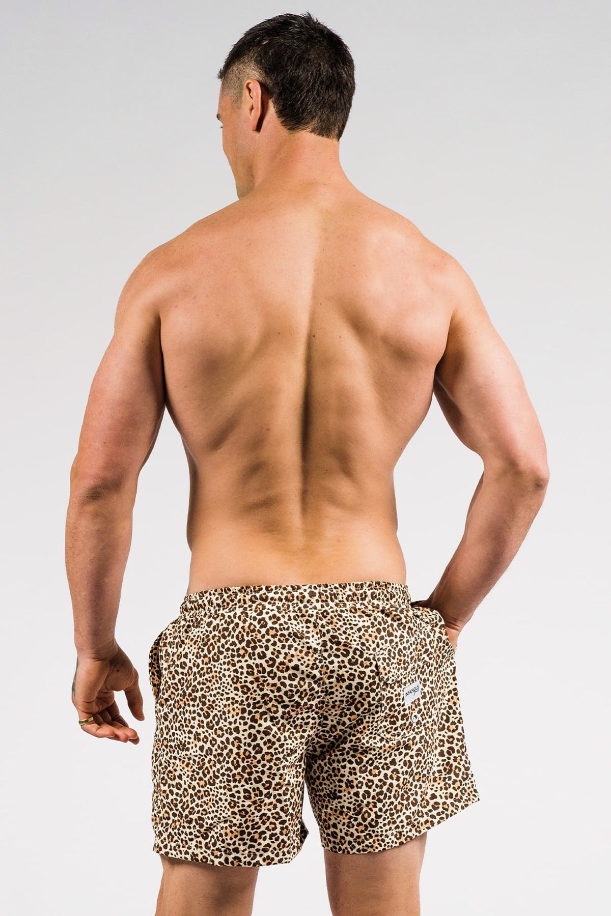 Hank Board Shorts Final Sale - Luxe Leopard